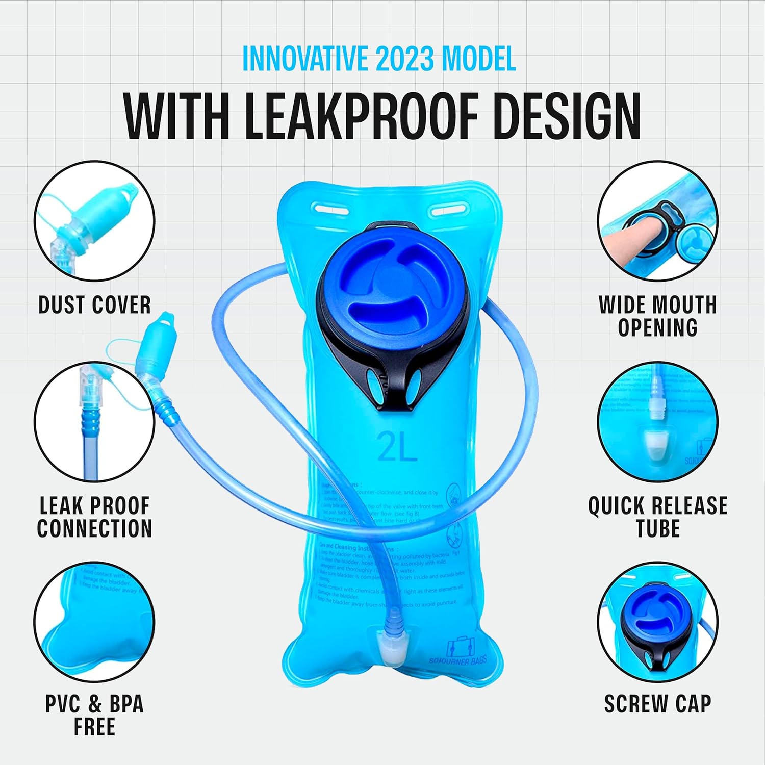 2L Hydropack with Insulated Bladder