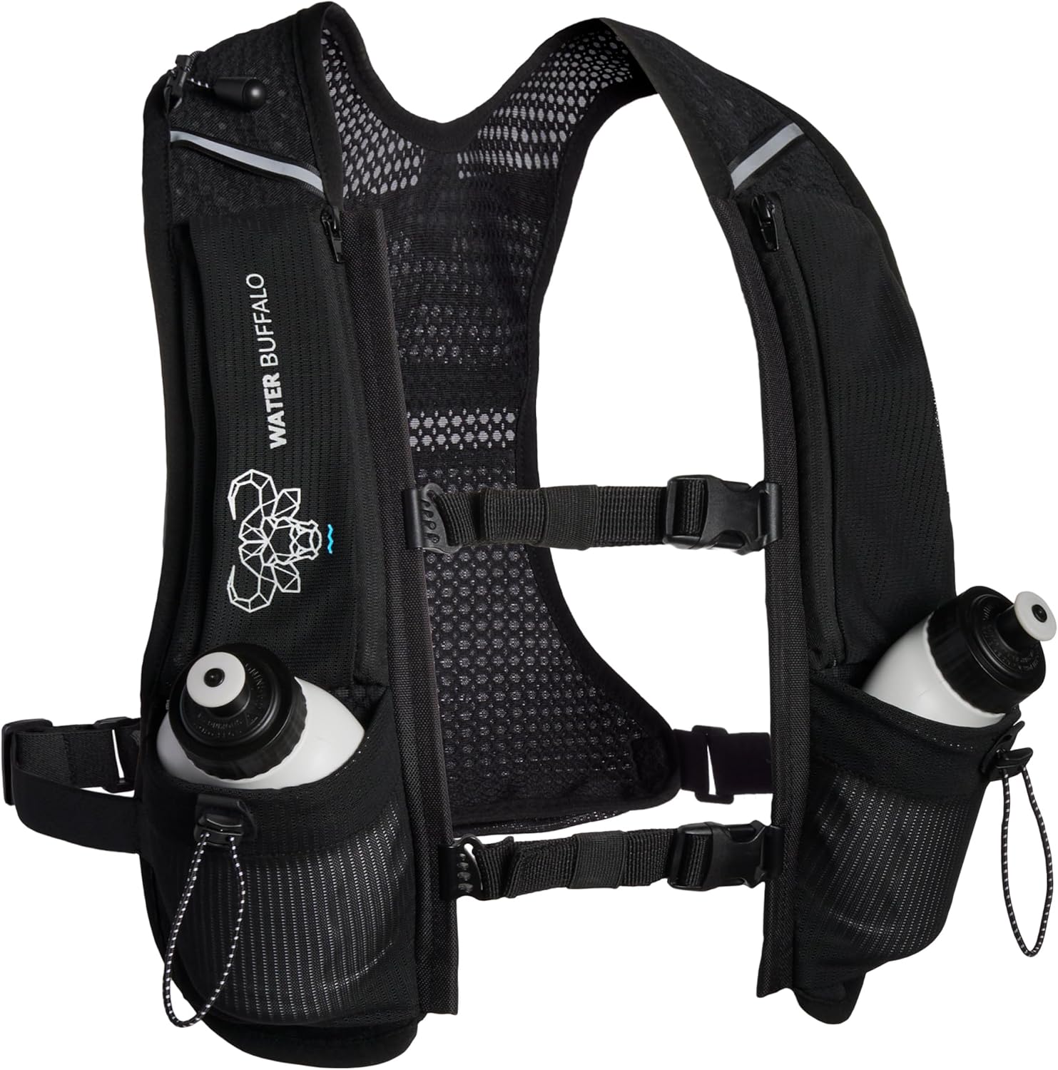 2L Hydration Vest with Dual Water Bottles, Lightweight