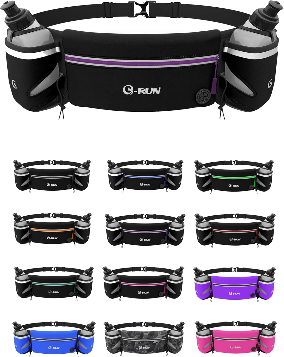 10oz Q-RUN Running Hydration Strap