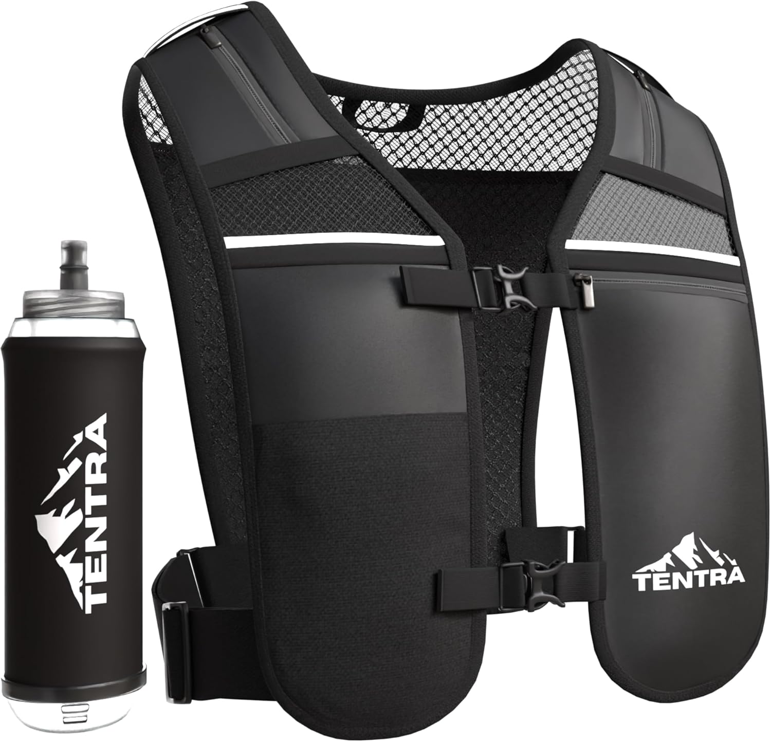 500 ml/17 oz Running Water Bottle, Waterproof Cell Phone Pocket