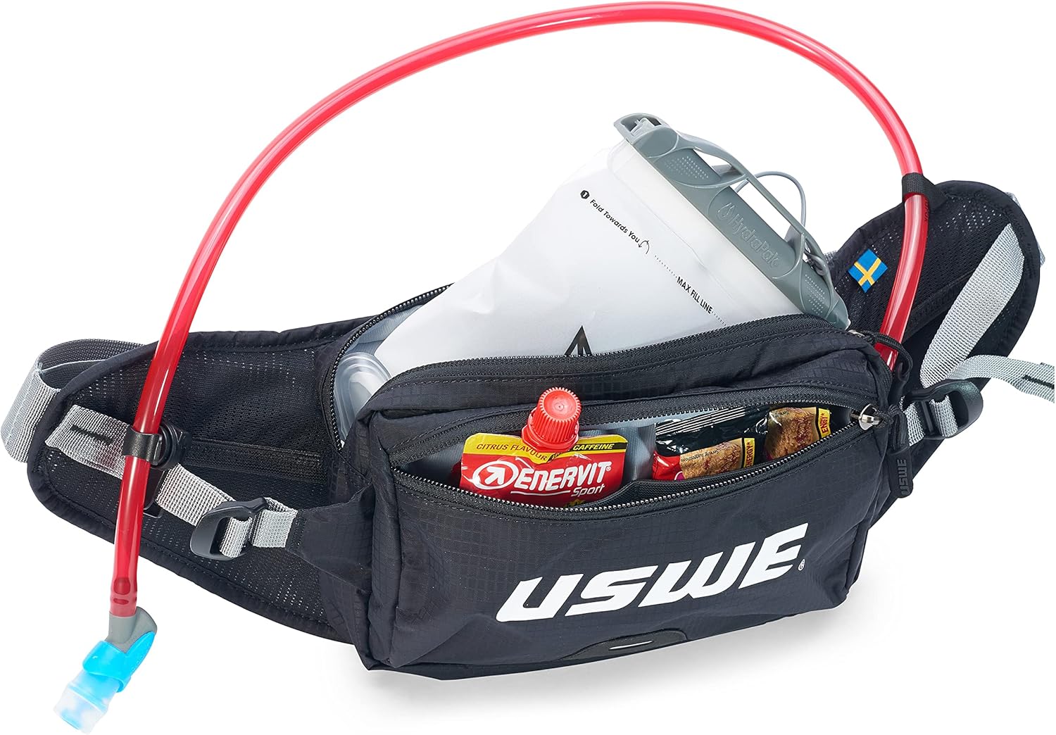 2L Hydration Hip Bag with Organizer and Side Pockets