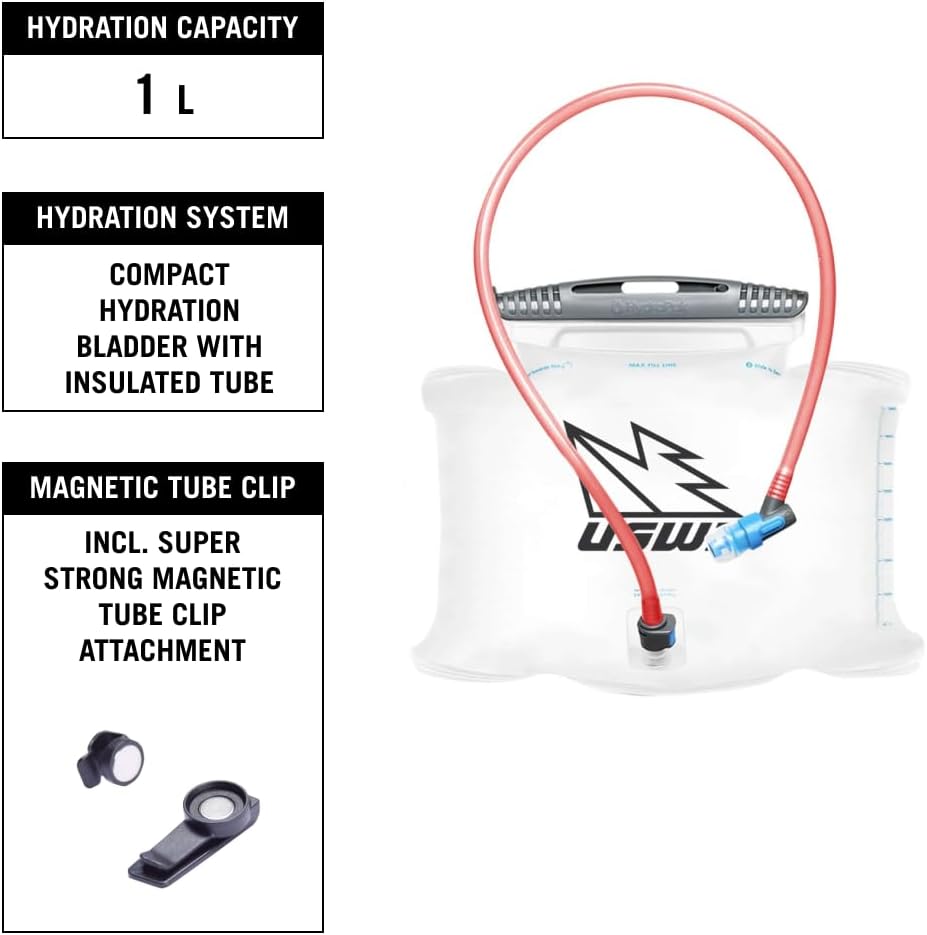 2L Hydration Hip Bag with Organizer and Side Pockets