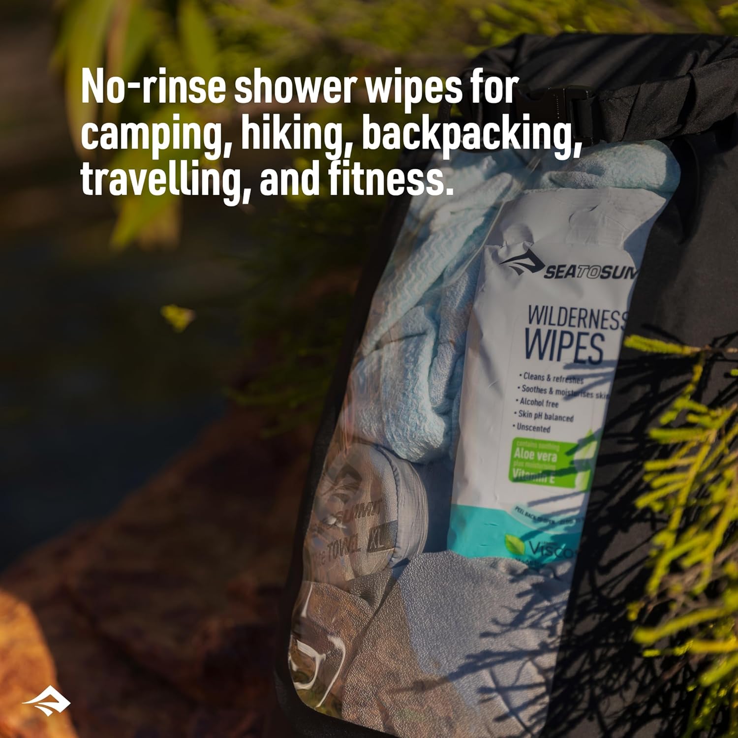 Wet Wipes No-Rinse Shower Wipes