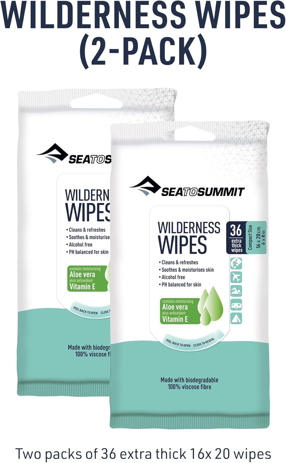 Wet Wipes No-Rinse Shower Wipes