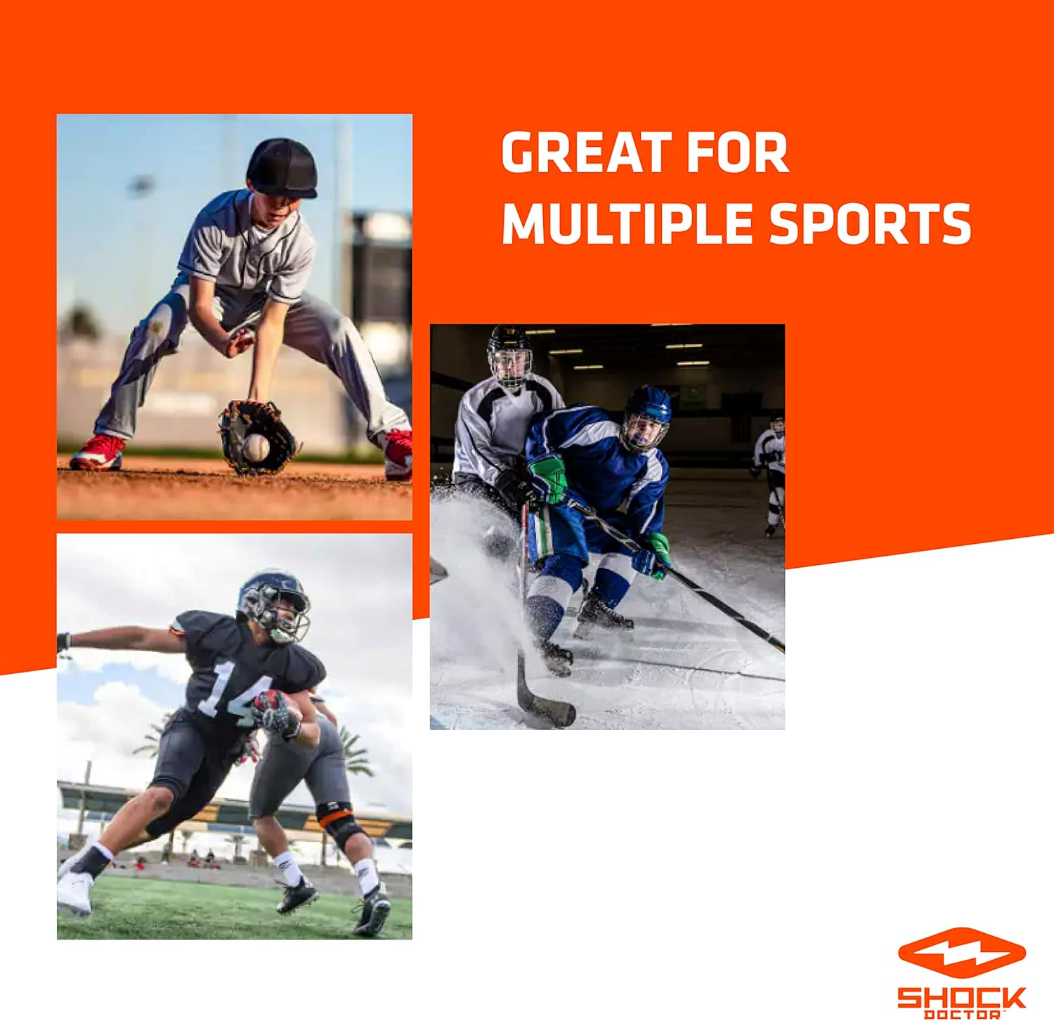 Gel Max Power Mouthguard Sports Teens/Adults