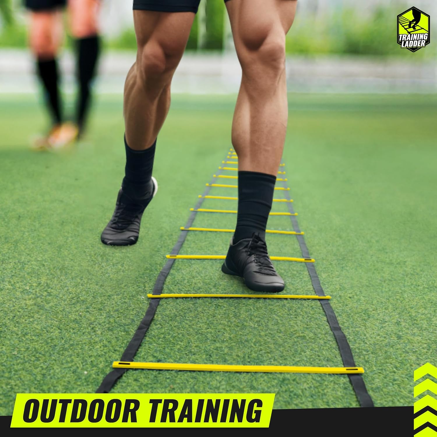 20 ft Agility Ladder 12 Cones Speed Training Equipment