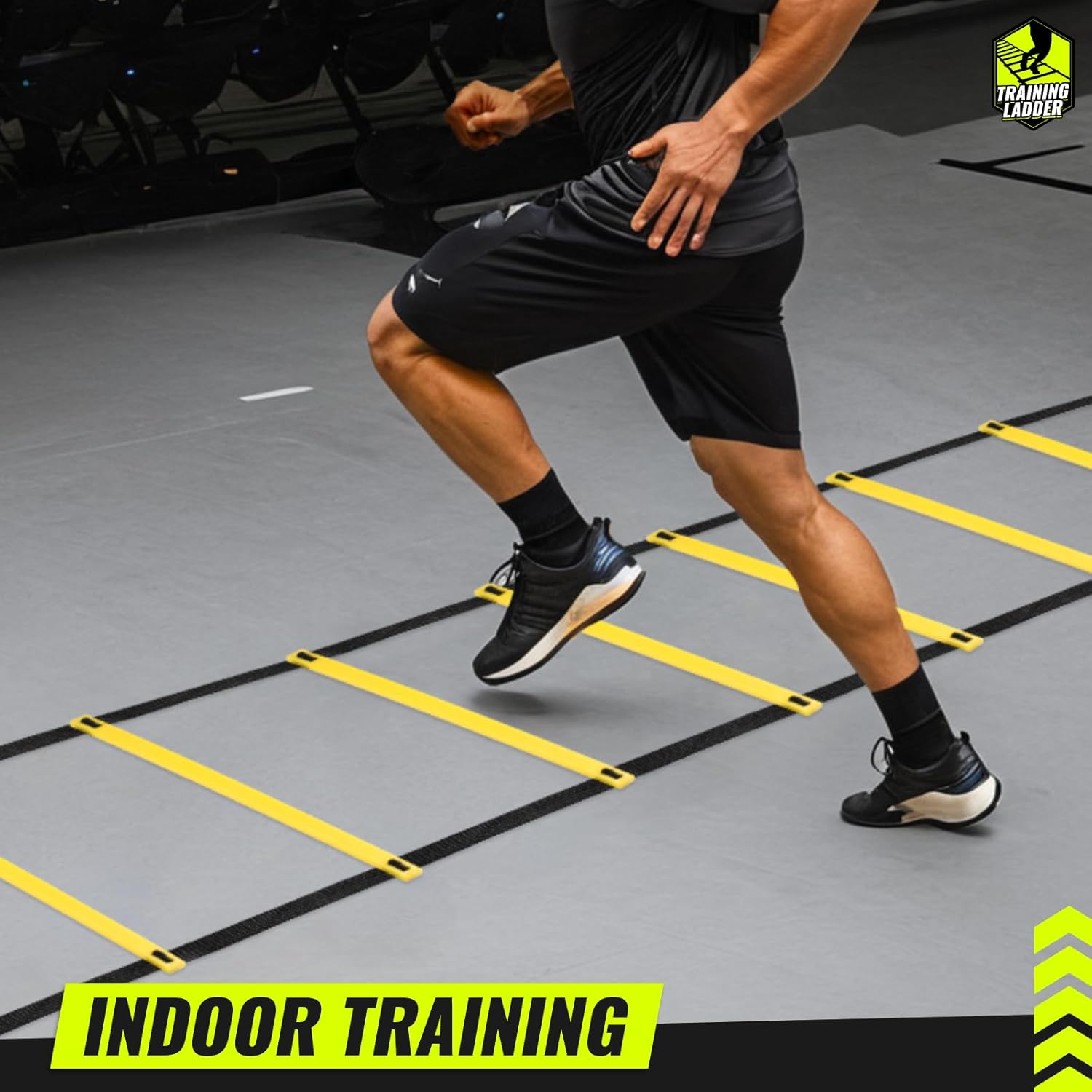 20 ft Agility Ladder 12 Cones Speed Training Equipment