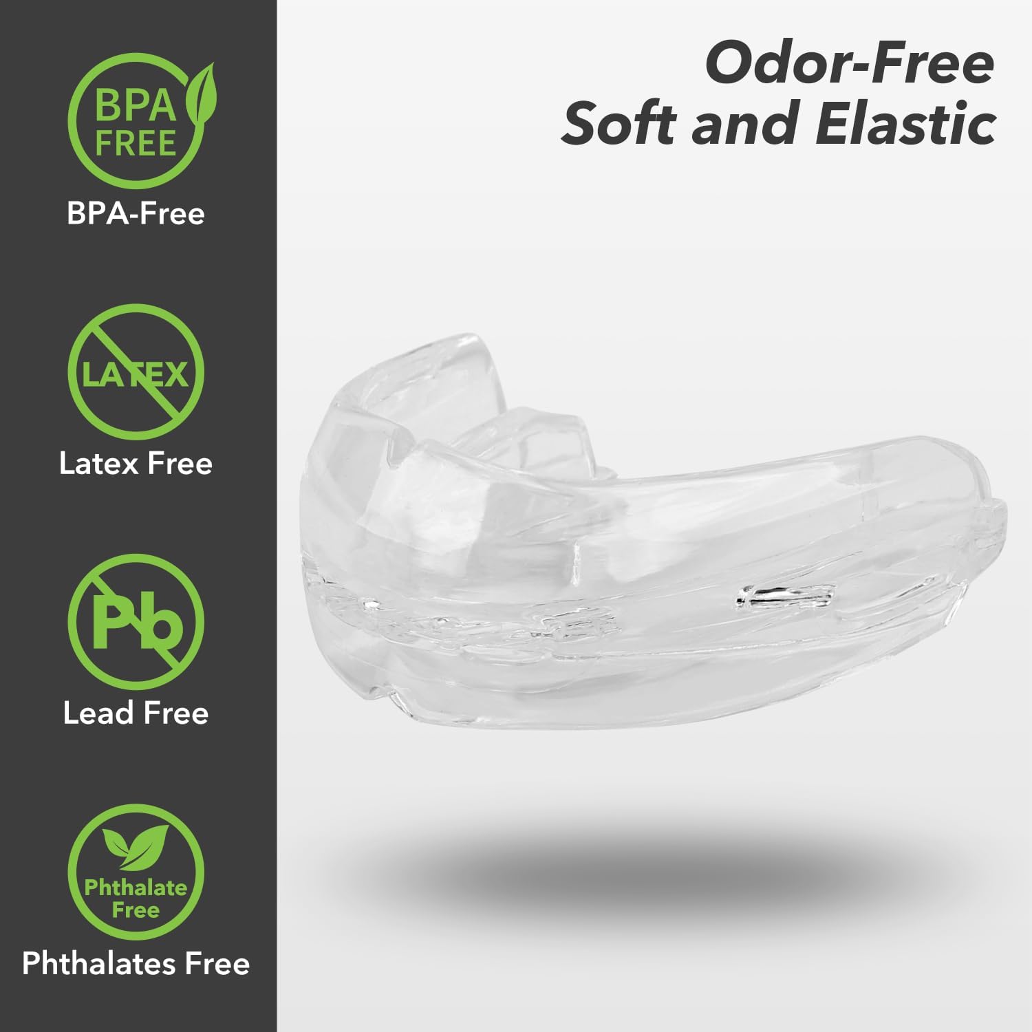 Youth Adult Double Brace Mouth Guard Soft No Boil