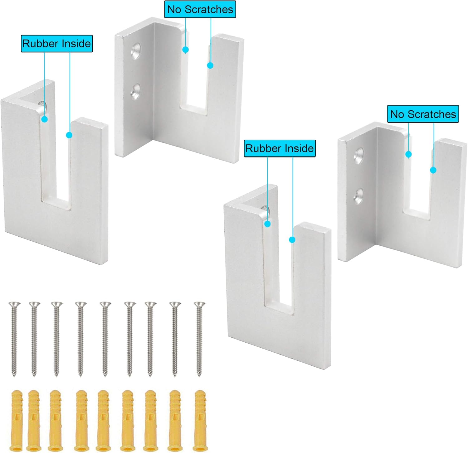 Ski Wall Rack Suitable for Skis Longboards