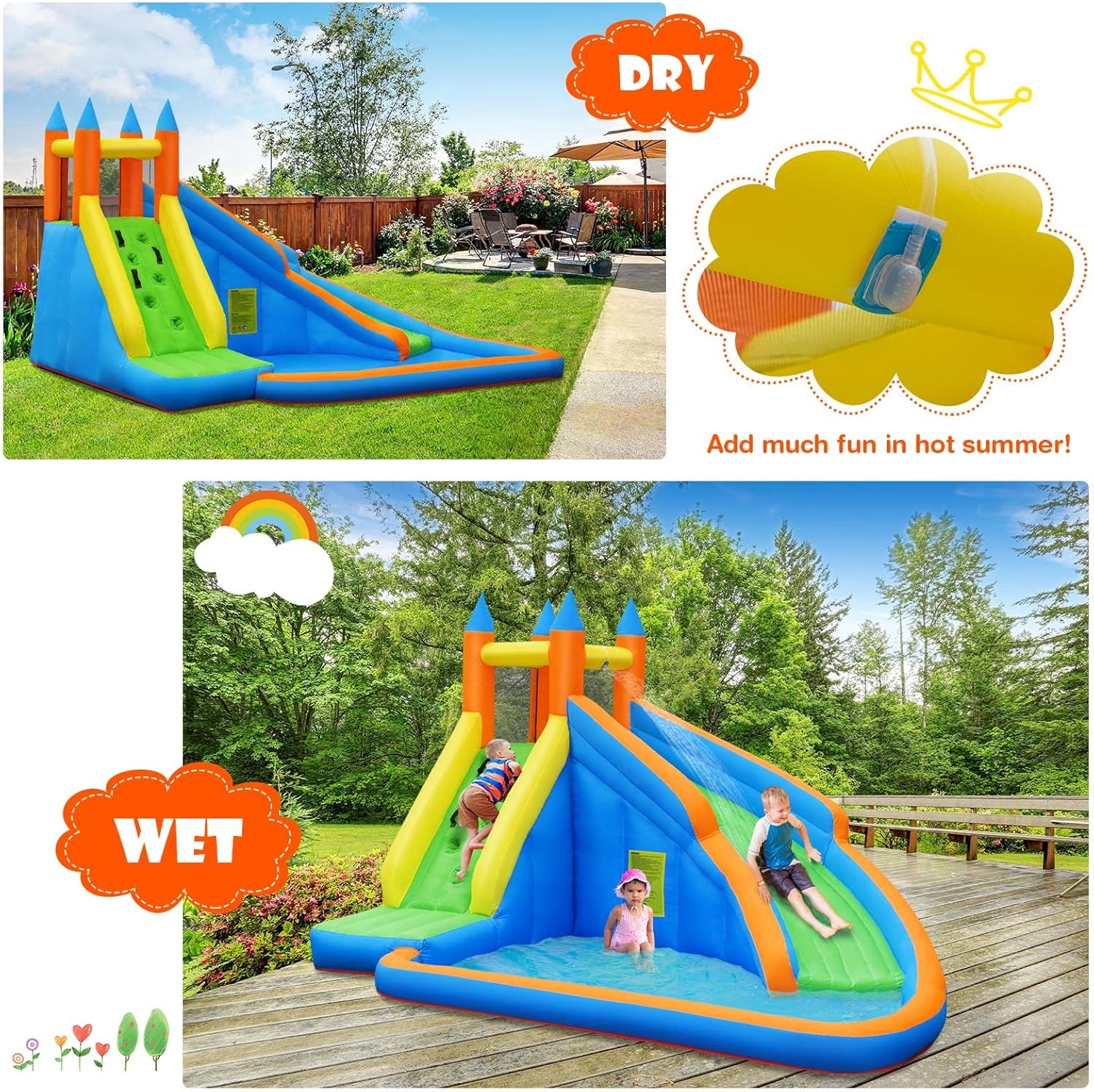 85 ft Inflatable Water Slide