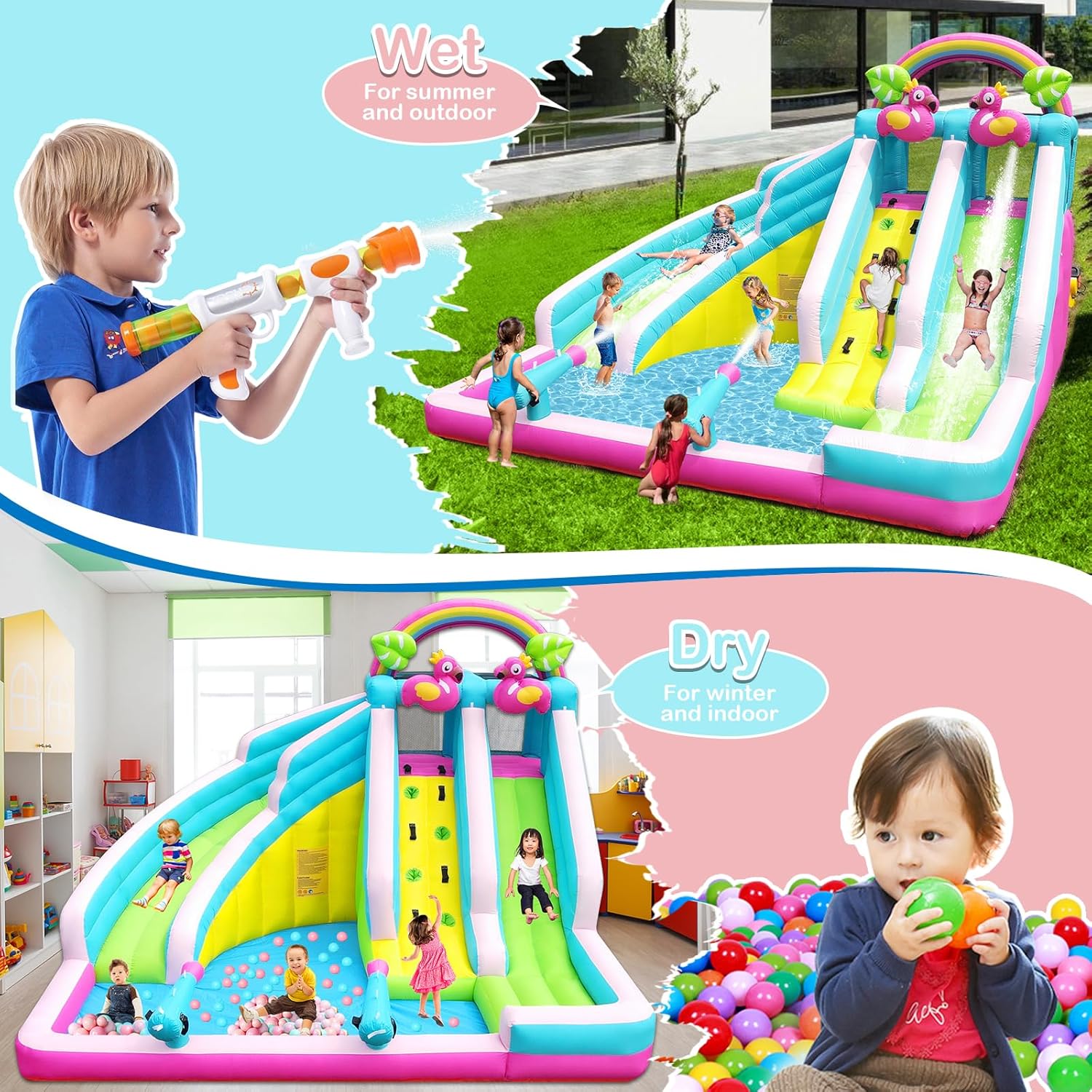 95 ft Waterslide Backyard Party Favors