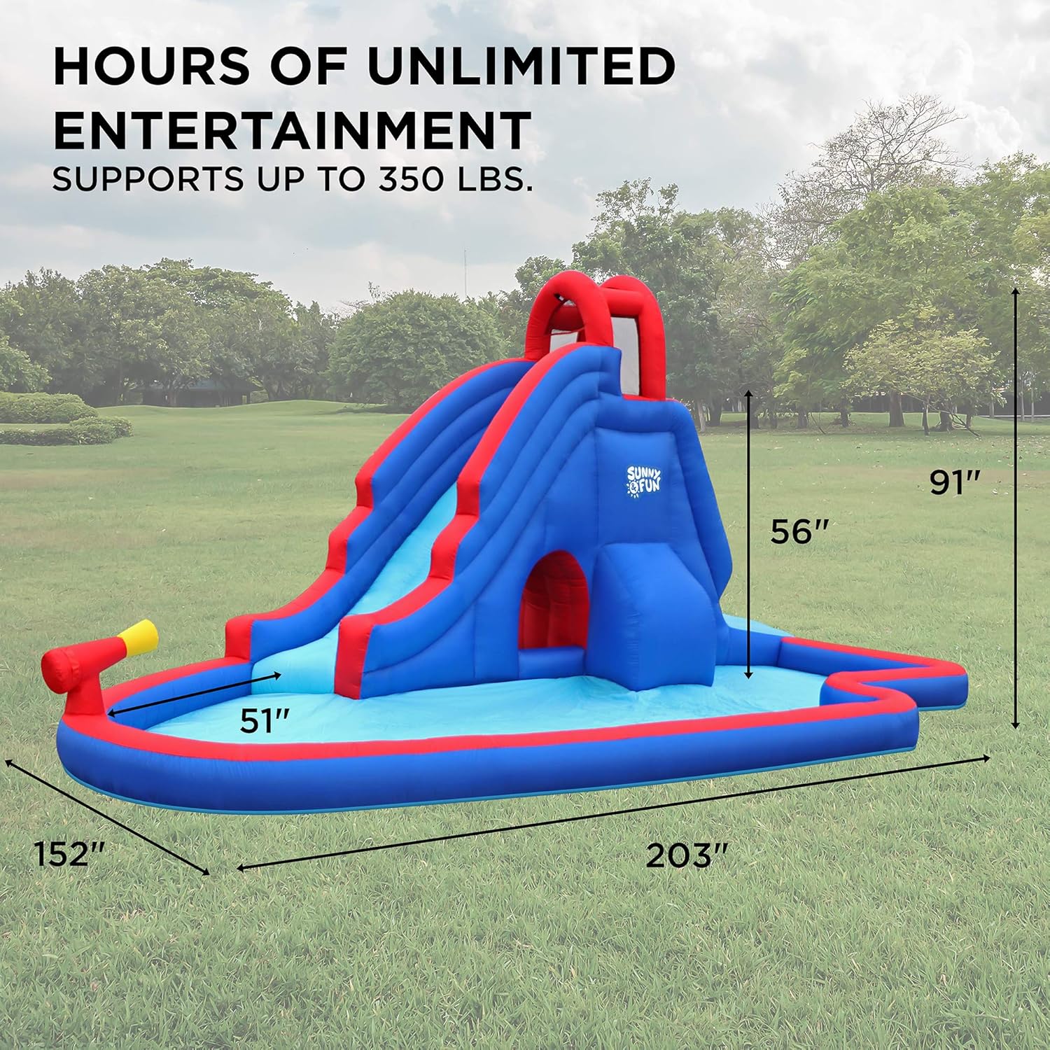 Luxury Inflatable Water Slide Park