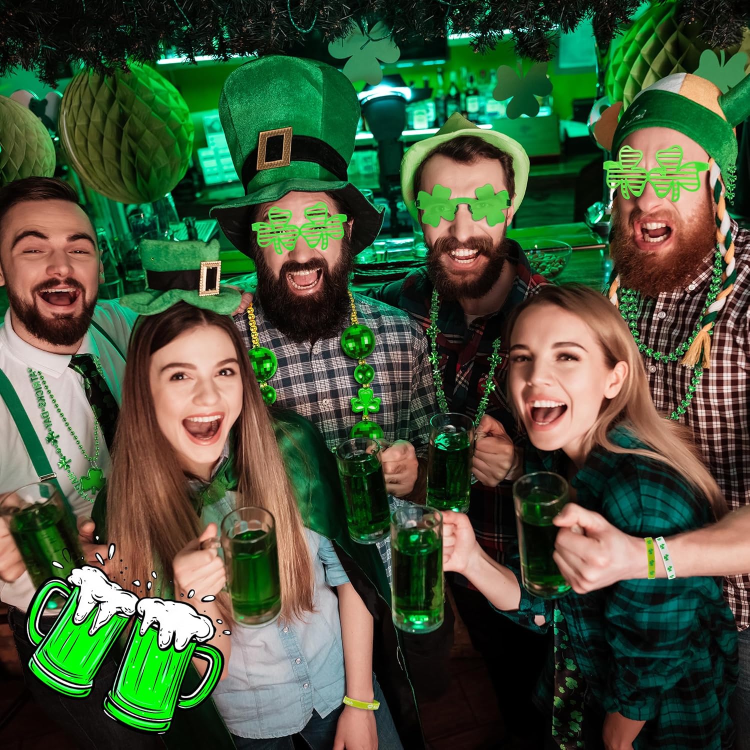 50 Pieces St. Patrick's Day Decorations