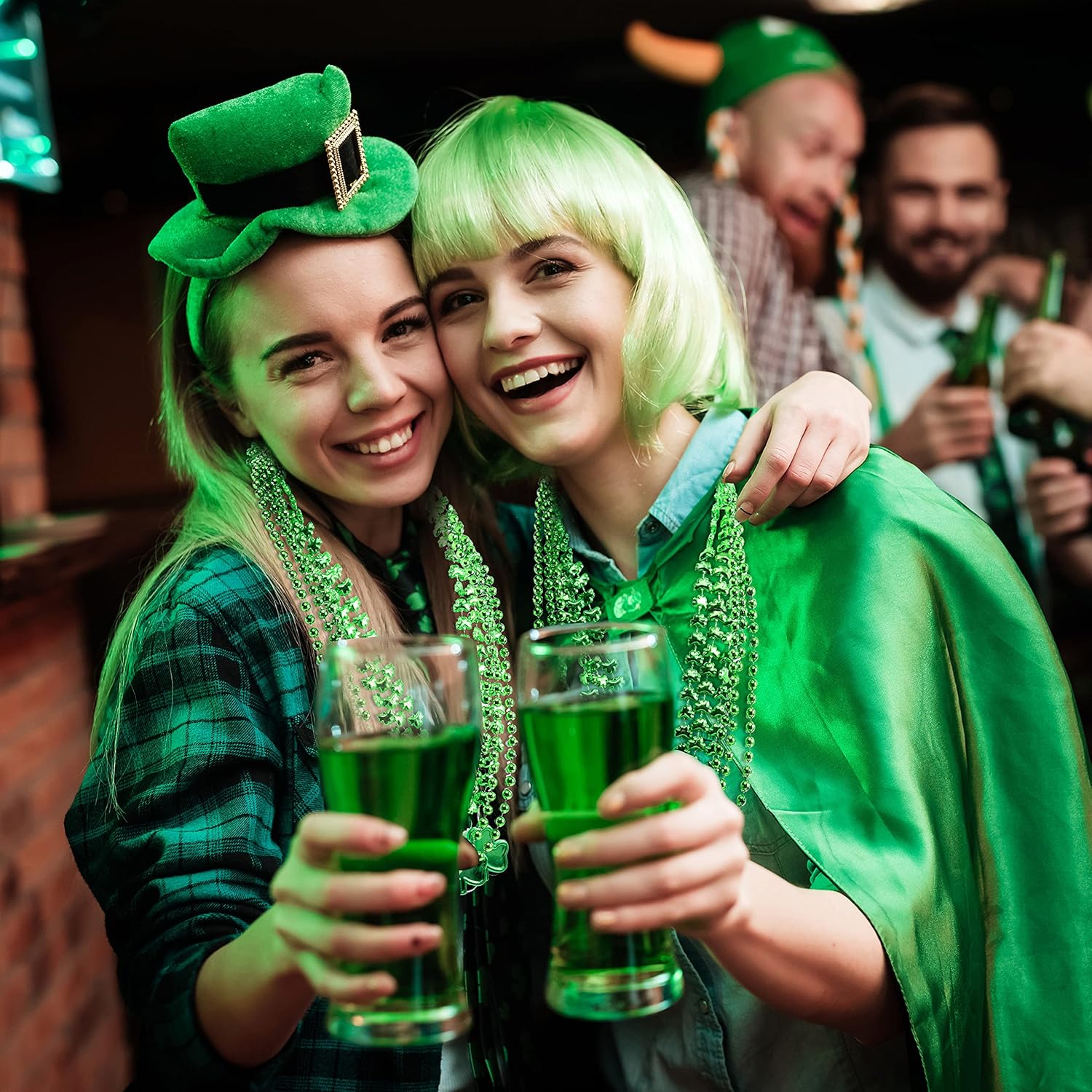36 Pack St. Patrick's Day Necklace Set