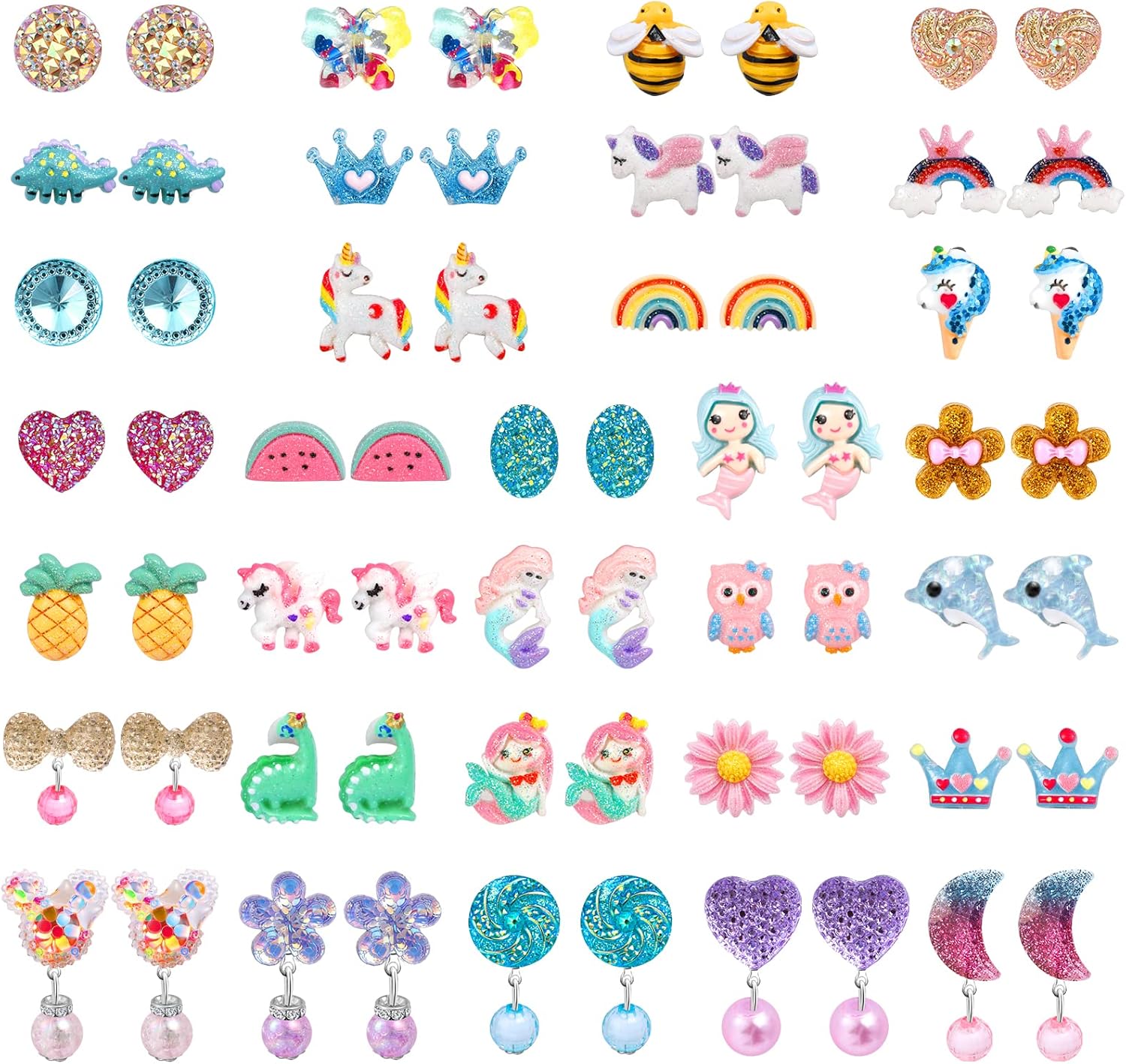 Clip On Earrings, Hypoallergenic
