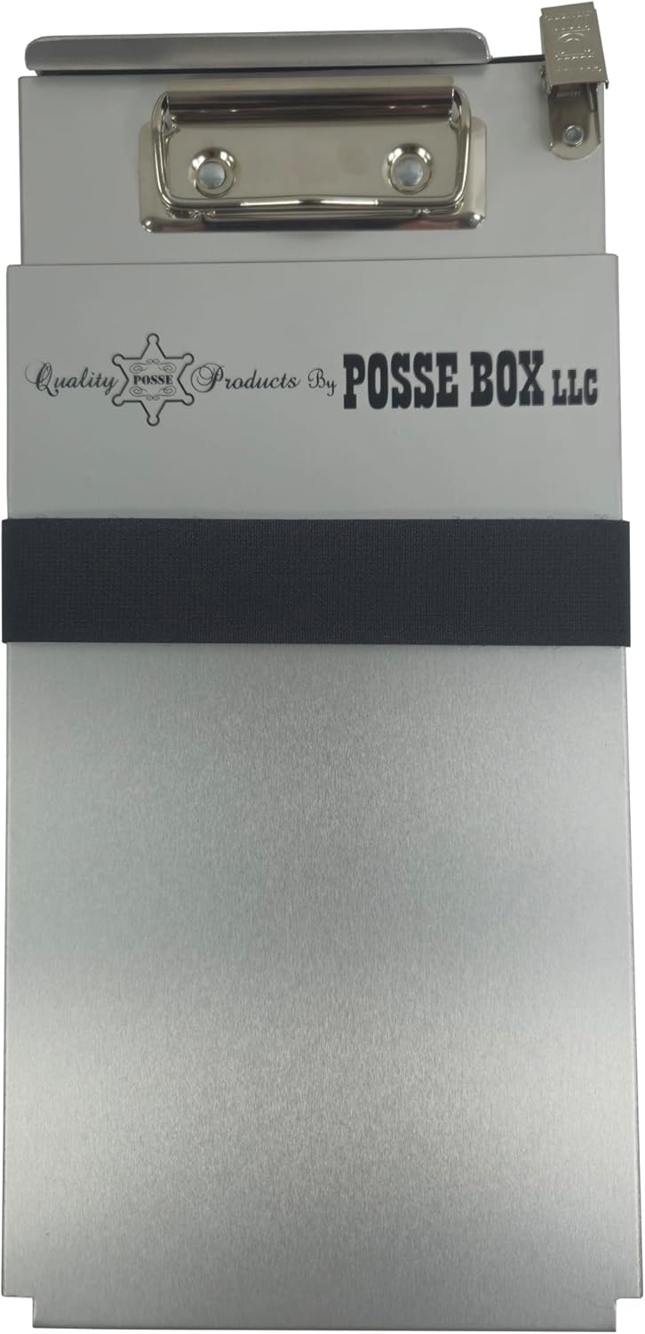 Posse Box | Ticket Tender - TTS43-CA | Compact Storage Cite Book | Rapid Cite Handling | with Driver's License Holder and Heavy Duty Strap