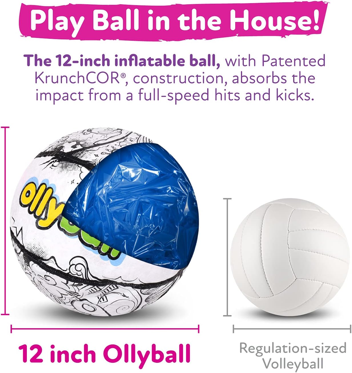 Girl Power! Indoor Colorful Play Ball