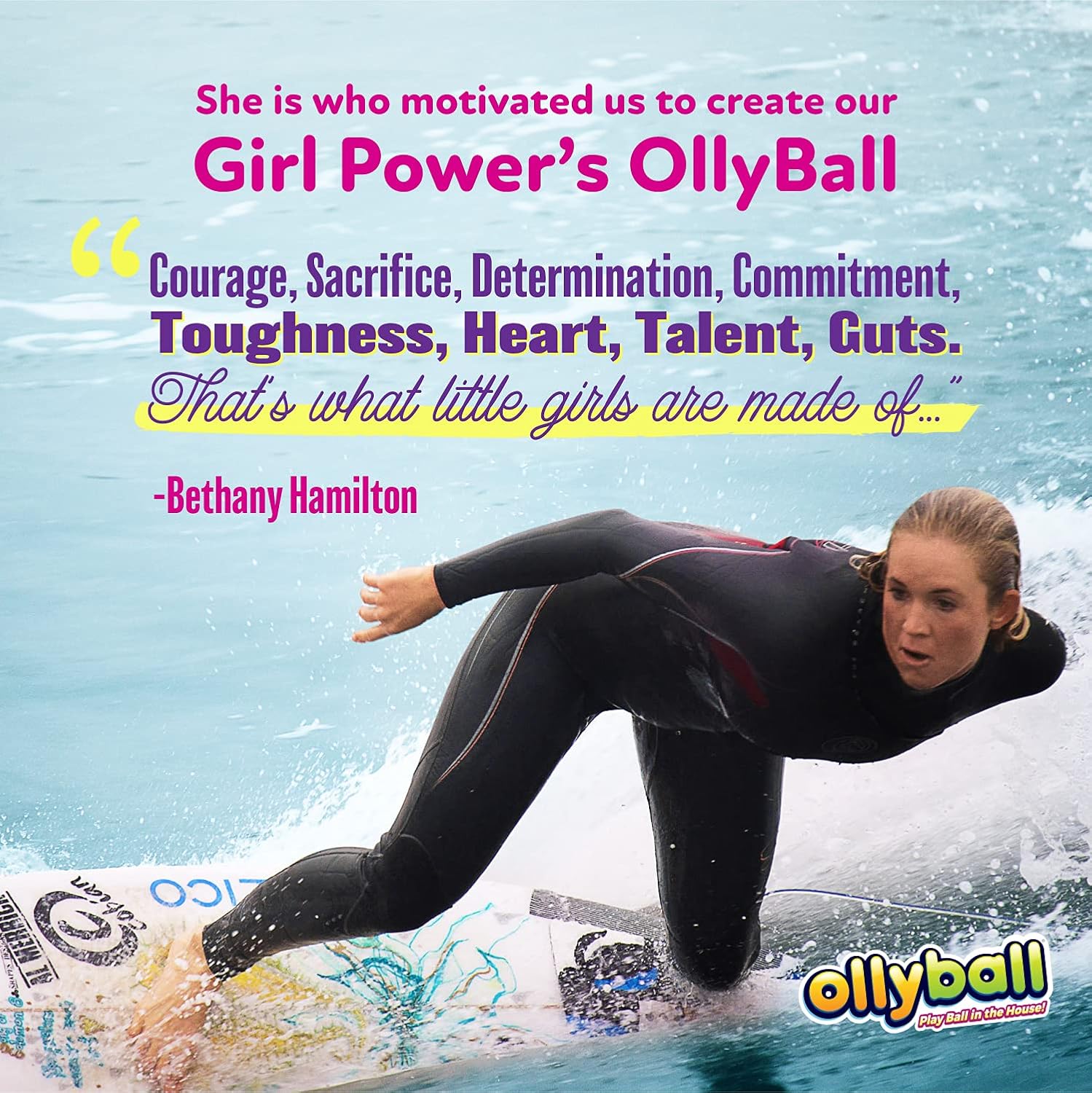 Girl Power! Indoor Colorful Play Ball