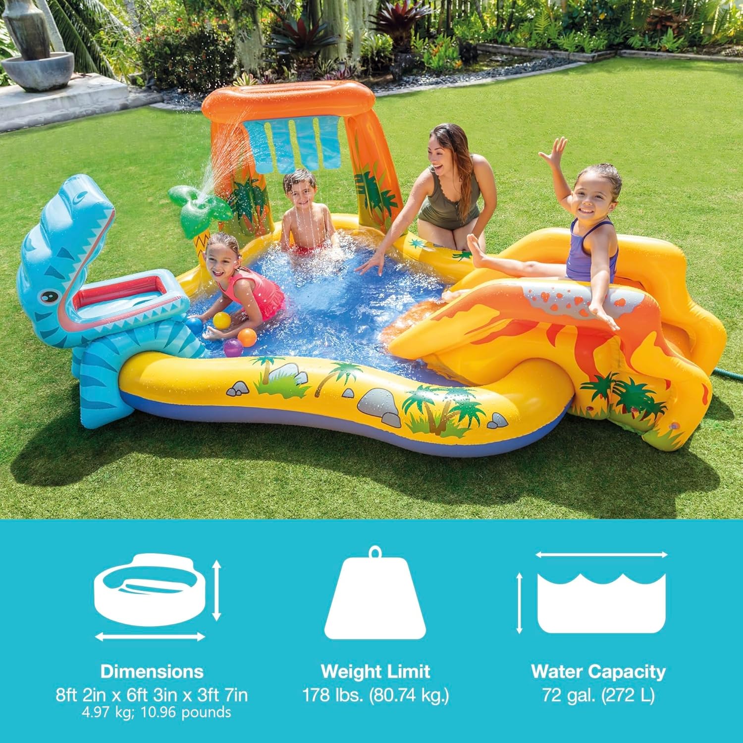Inflatable Dinosaur Play Center