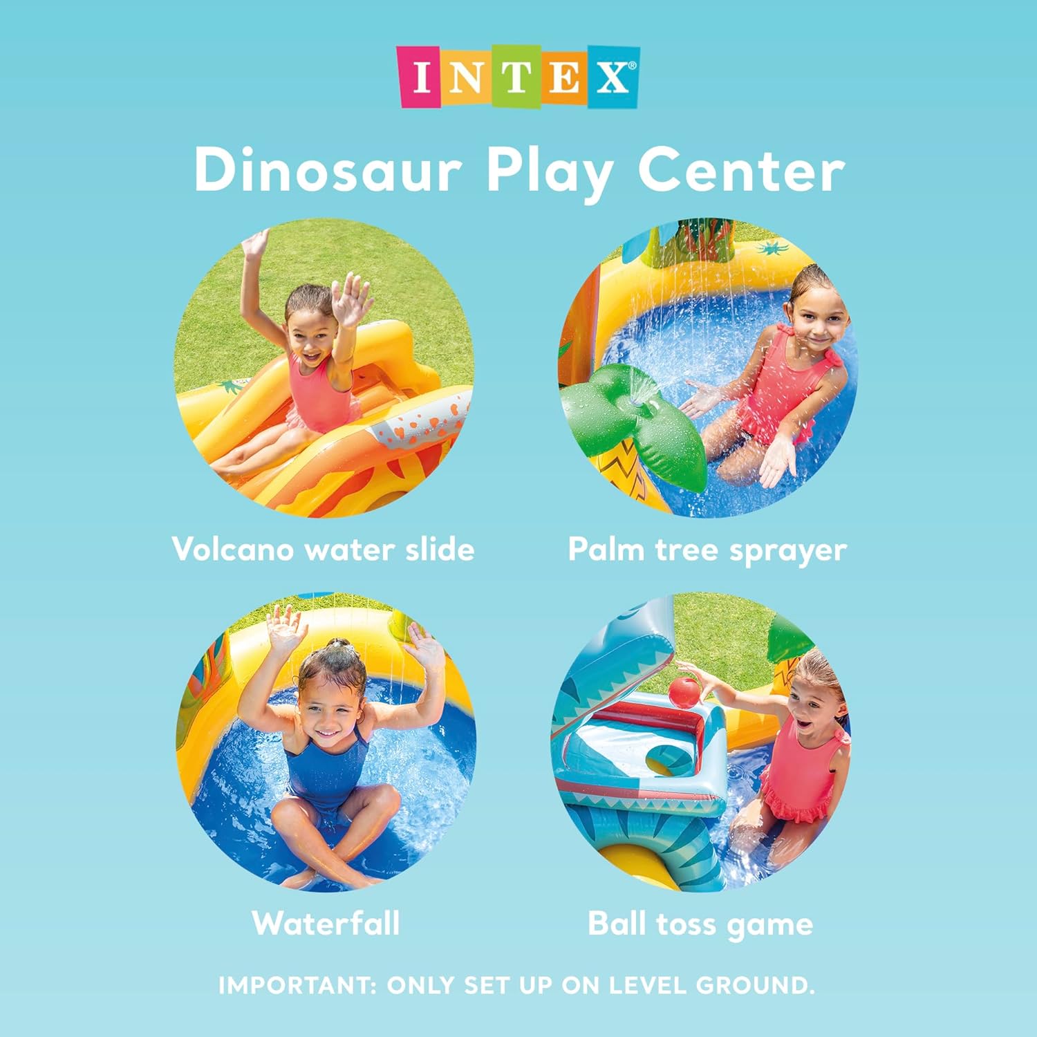 Inflatable Dinosaur Play Center
