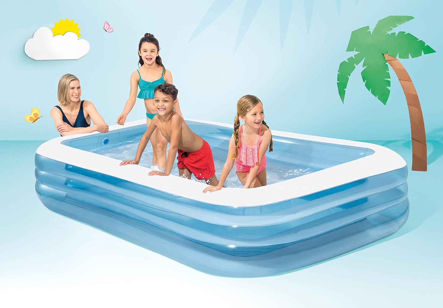 Swim Center Inflatable Family Pool