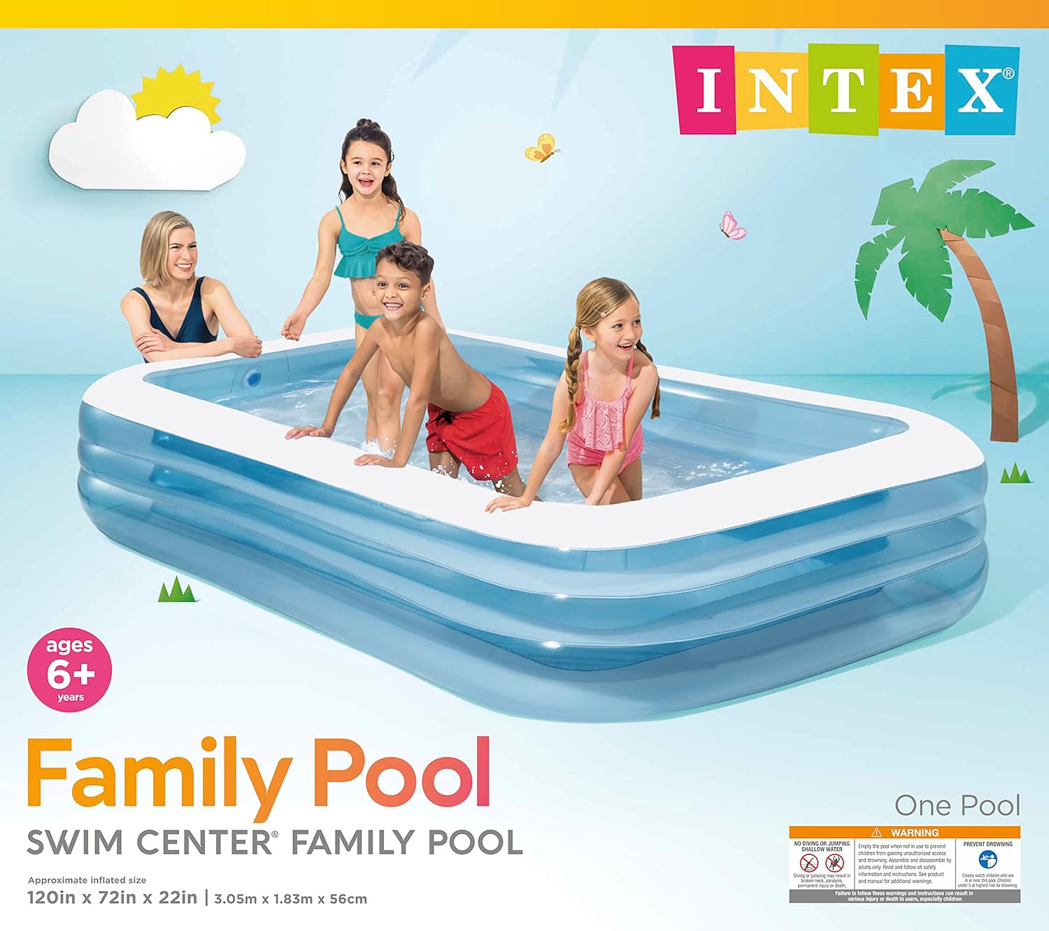 Swim Center Inflatable Family Pool