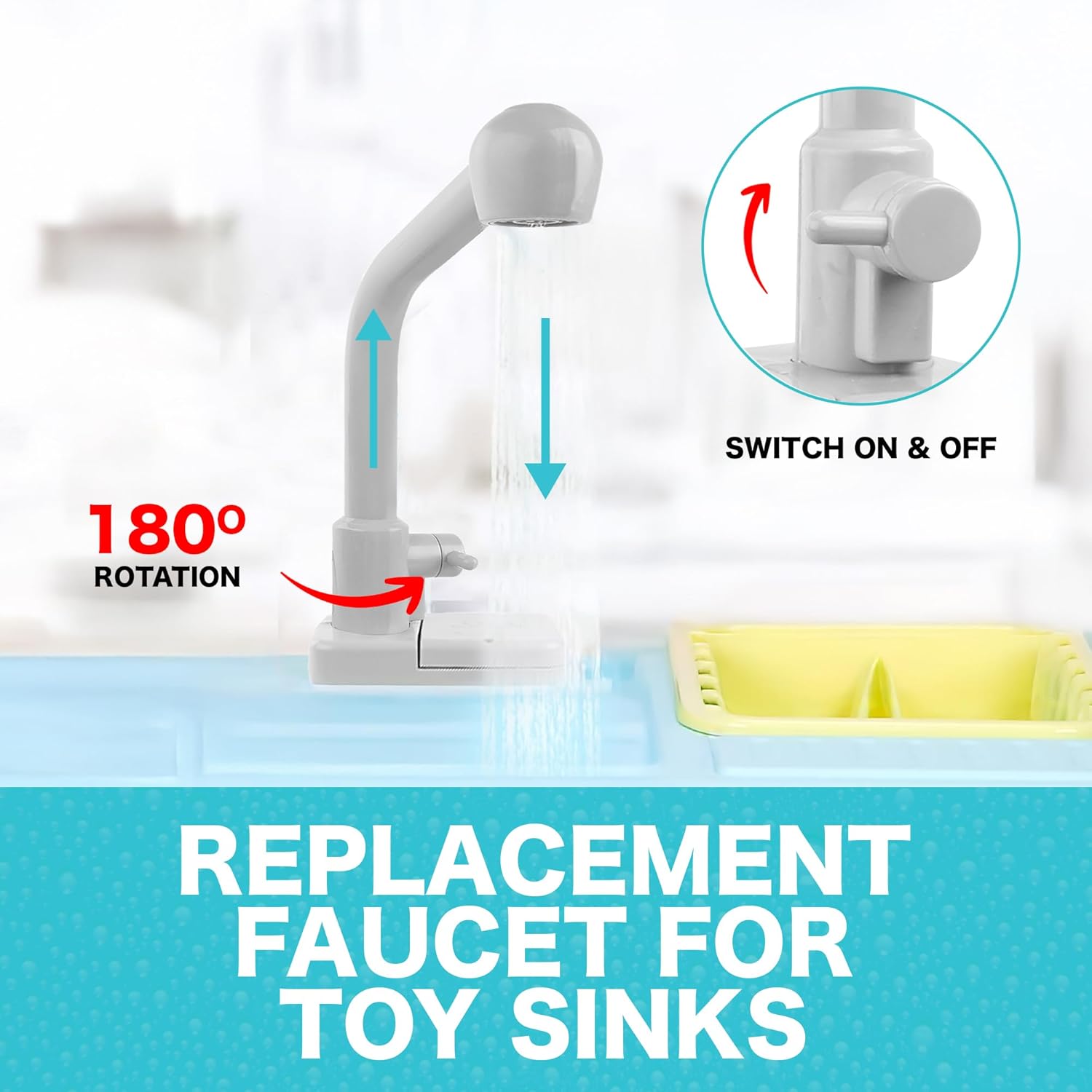 Kid's Kitchen Sink Faucet Replacement Parts