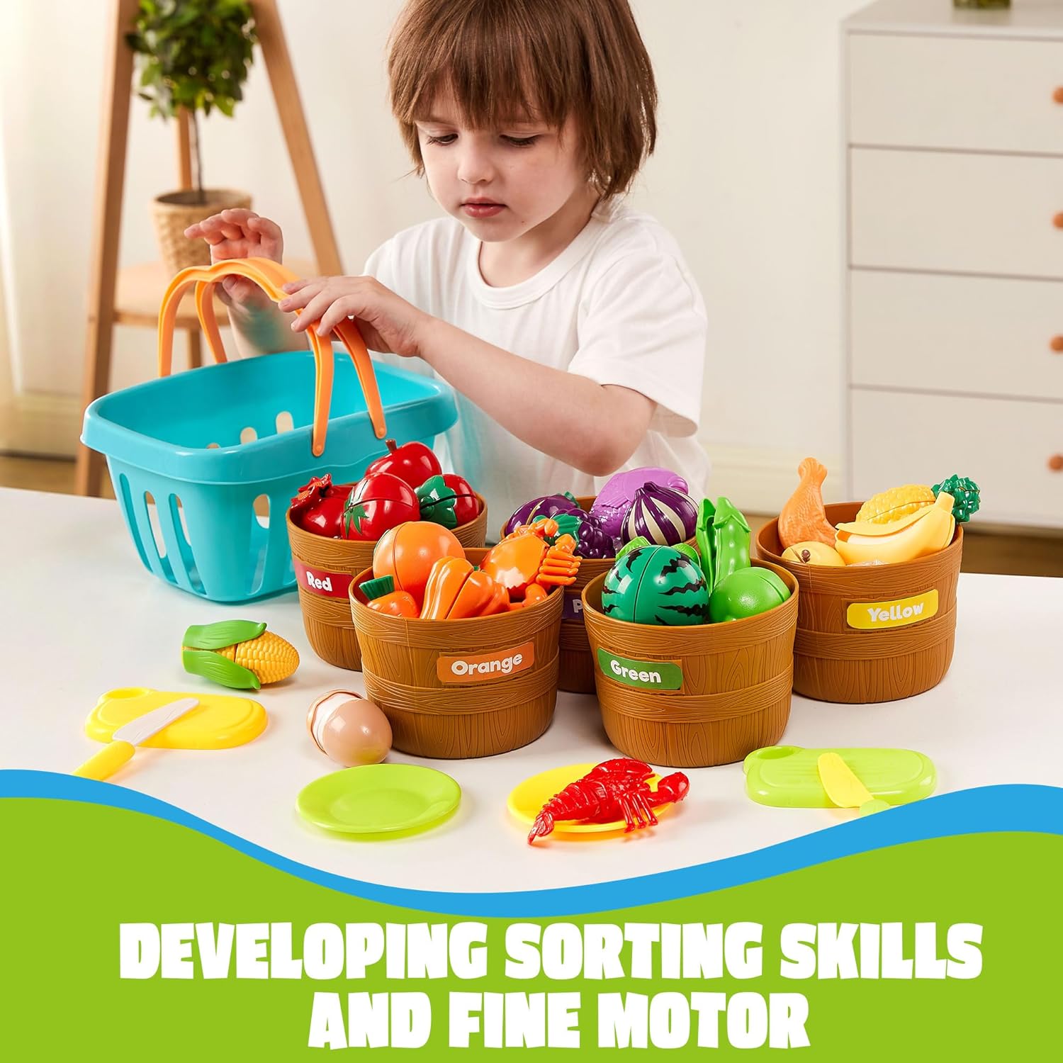 Learning Toys Food Set