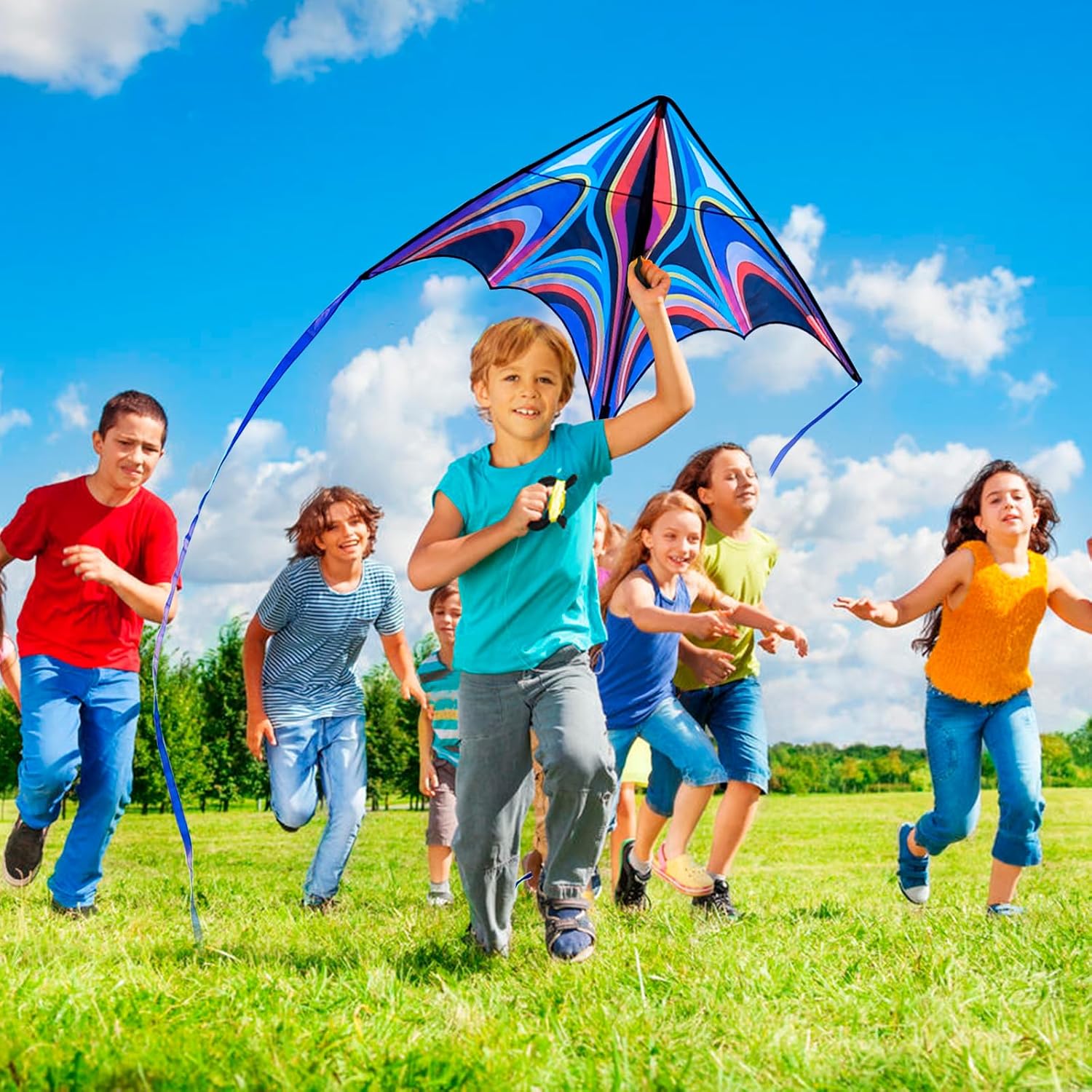 Large Delta Kite, 328ft String Handle