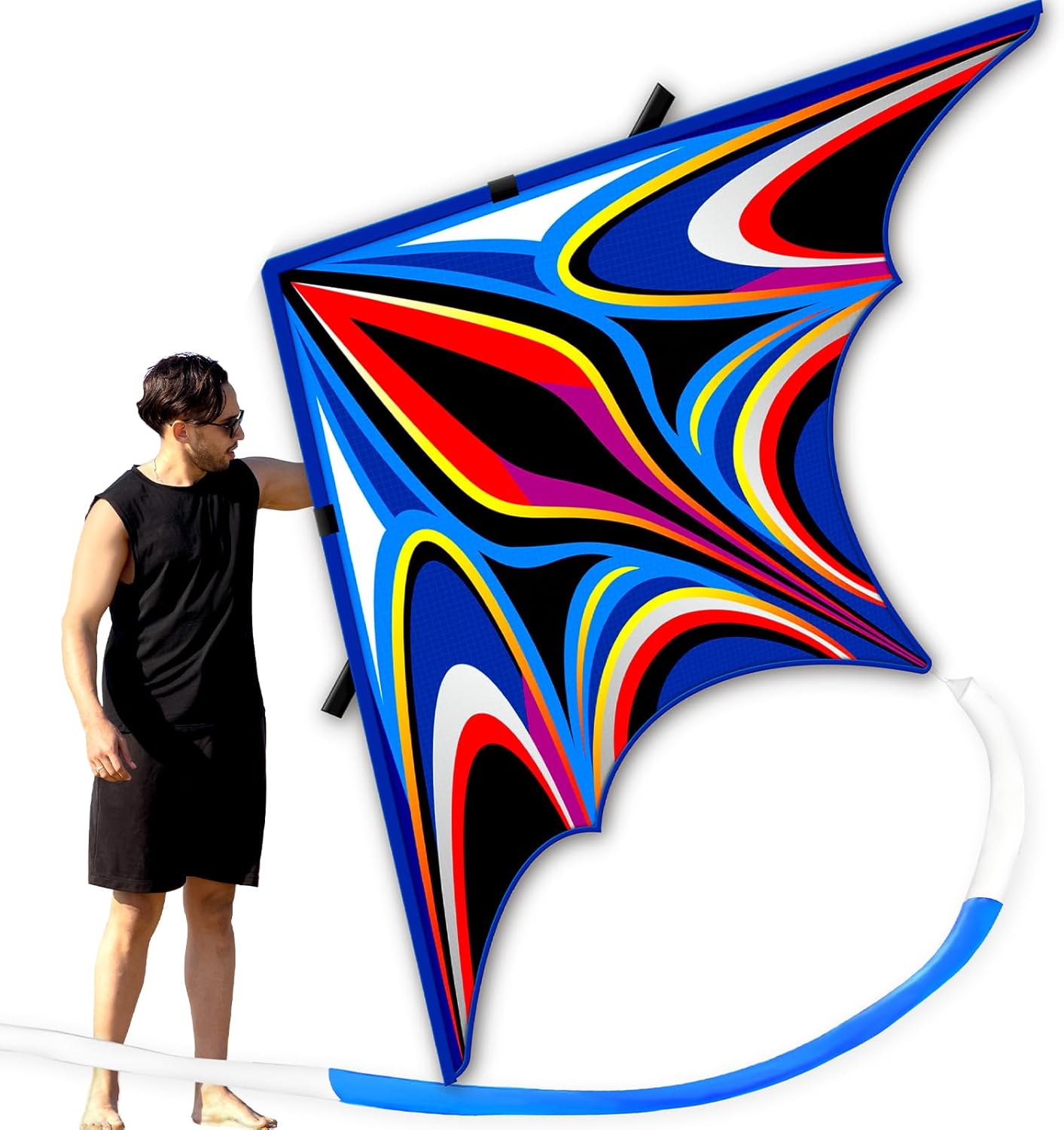Adult Blue Delta Kite