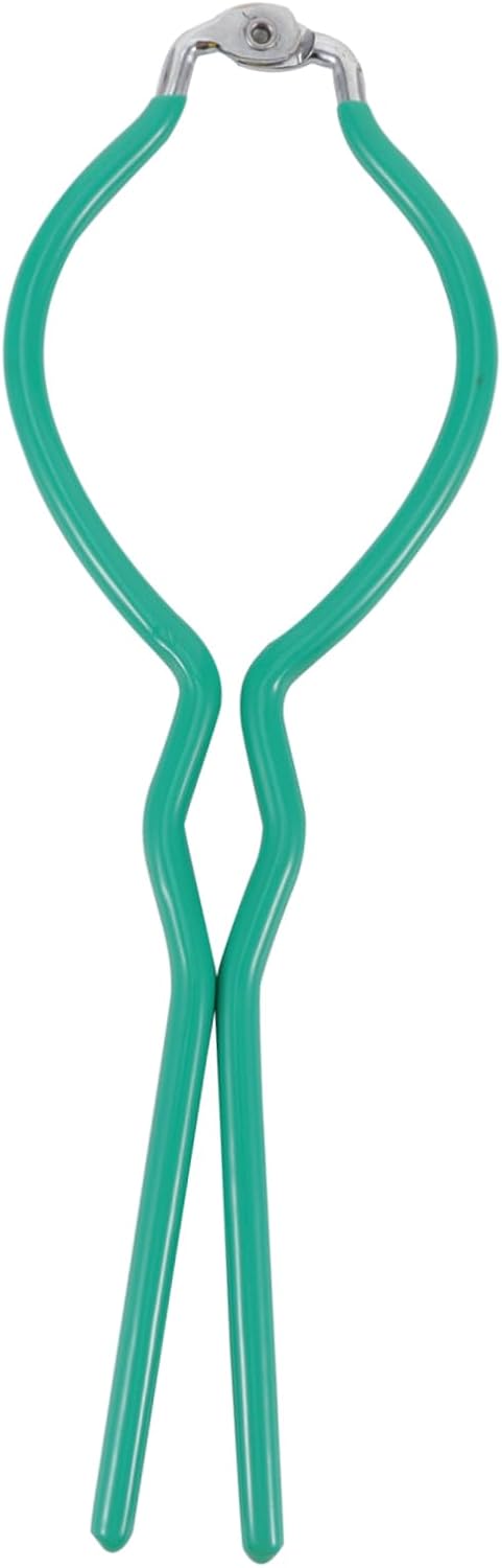 Can Clip Bottle Picker Heat Resistant Kitchen Tool Anti-Scald Clip for Bottle Lifter Holder Comfortable Handle Deep Green