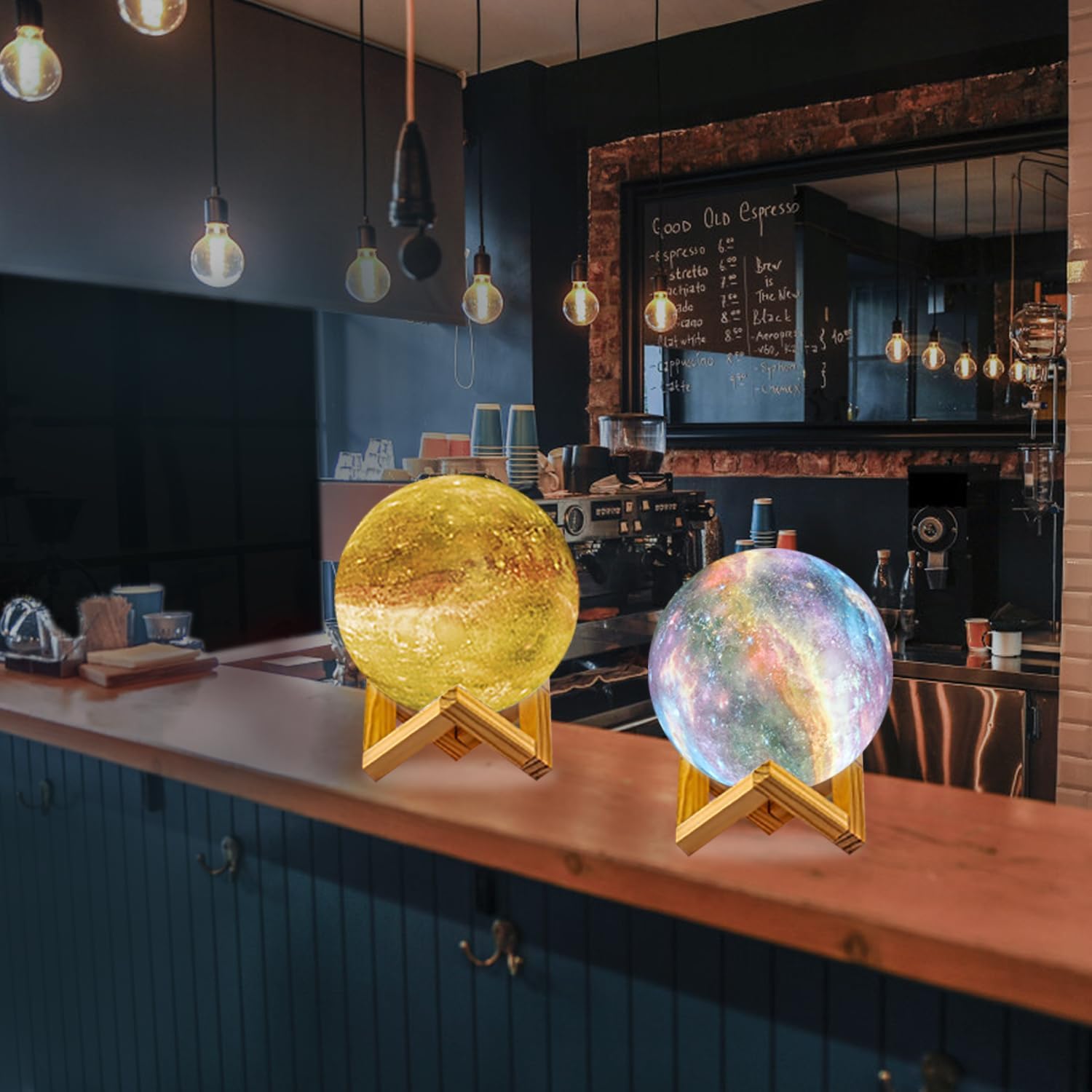 16 Colors Moon Lamp, 6"