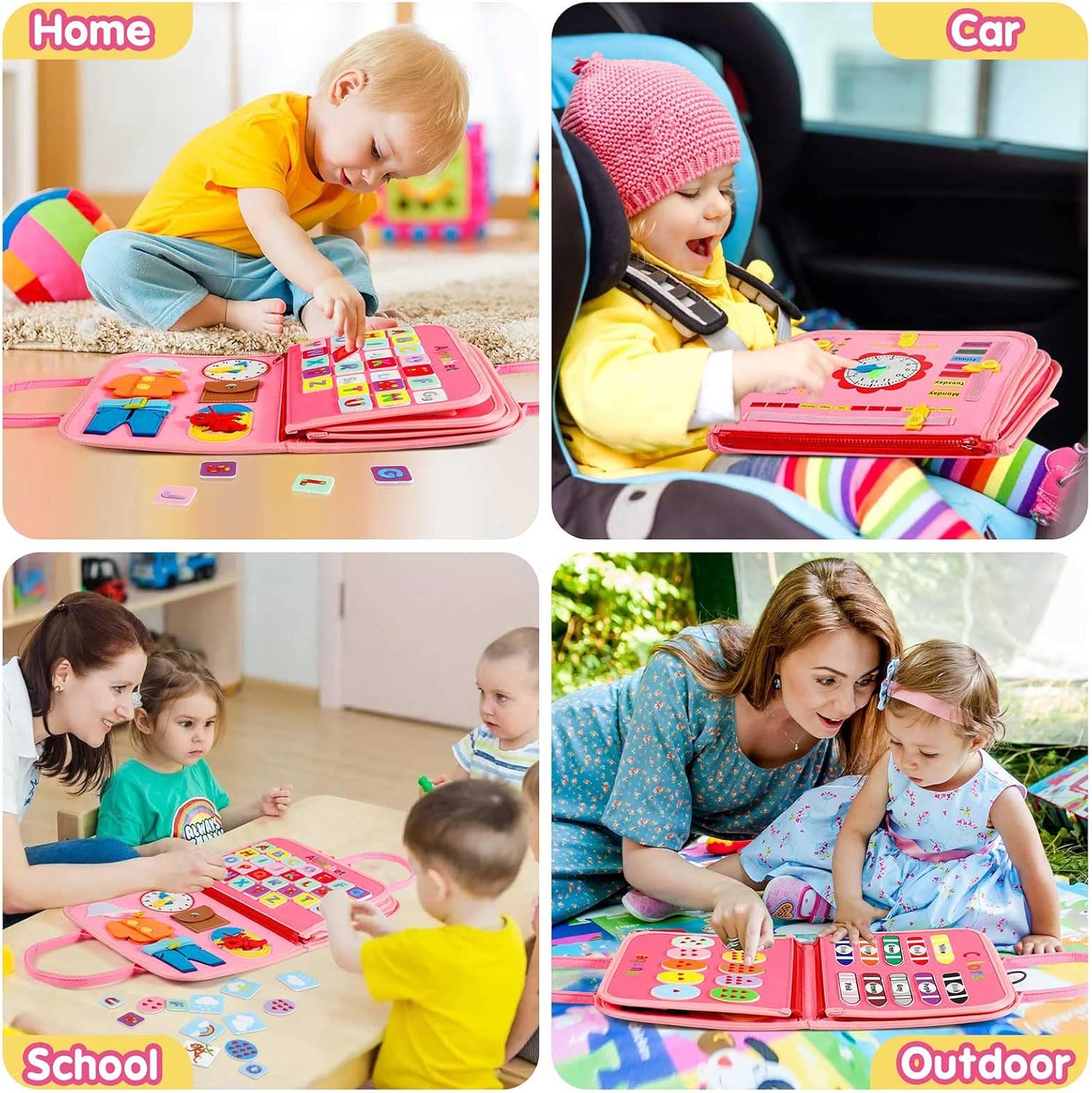 Toddler Busy Board, Toys for 1-3 Years