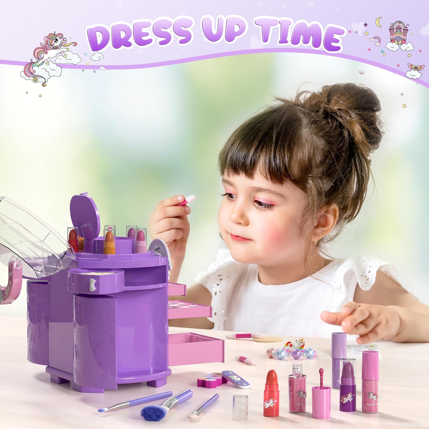 63 Pack Girls Makeup Set