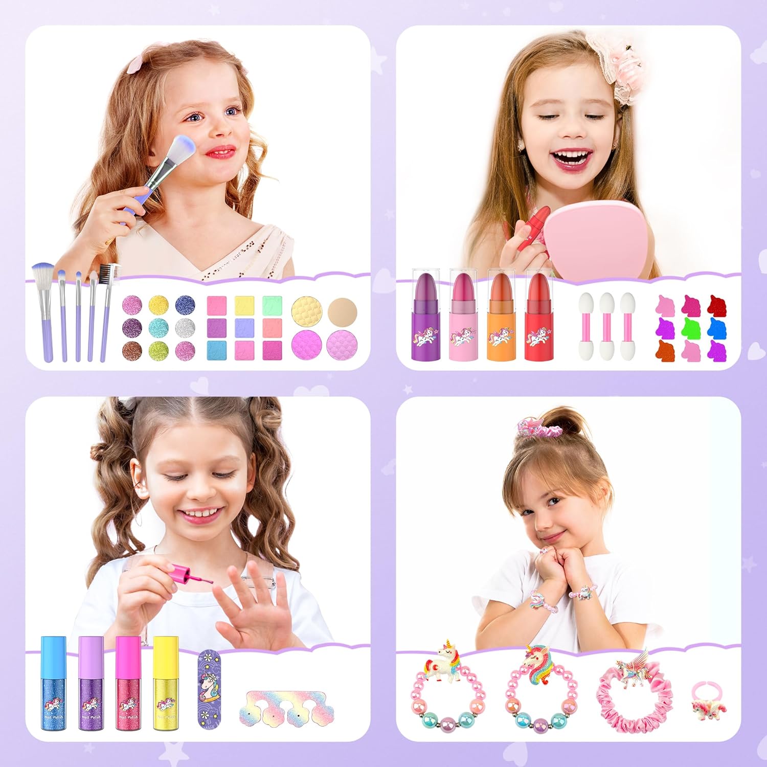 63 Pack Girls Makeup Set