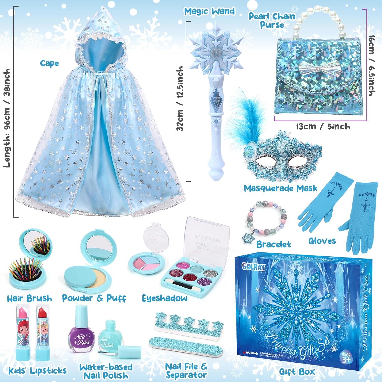Makeup Set and Princess Elsa Set