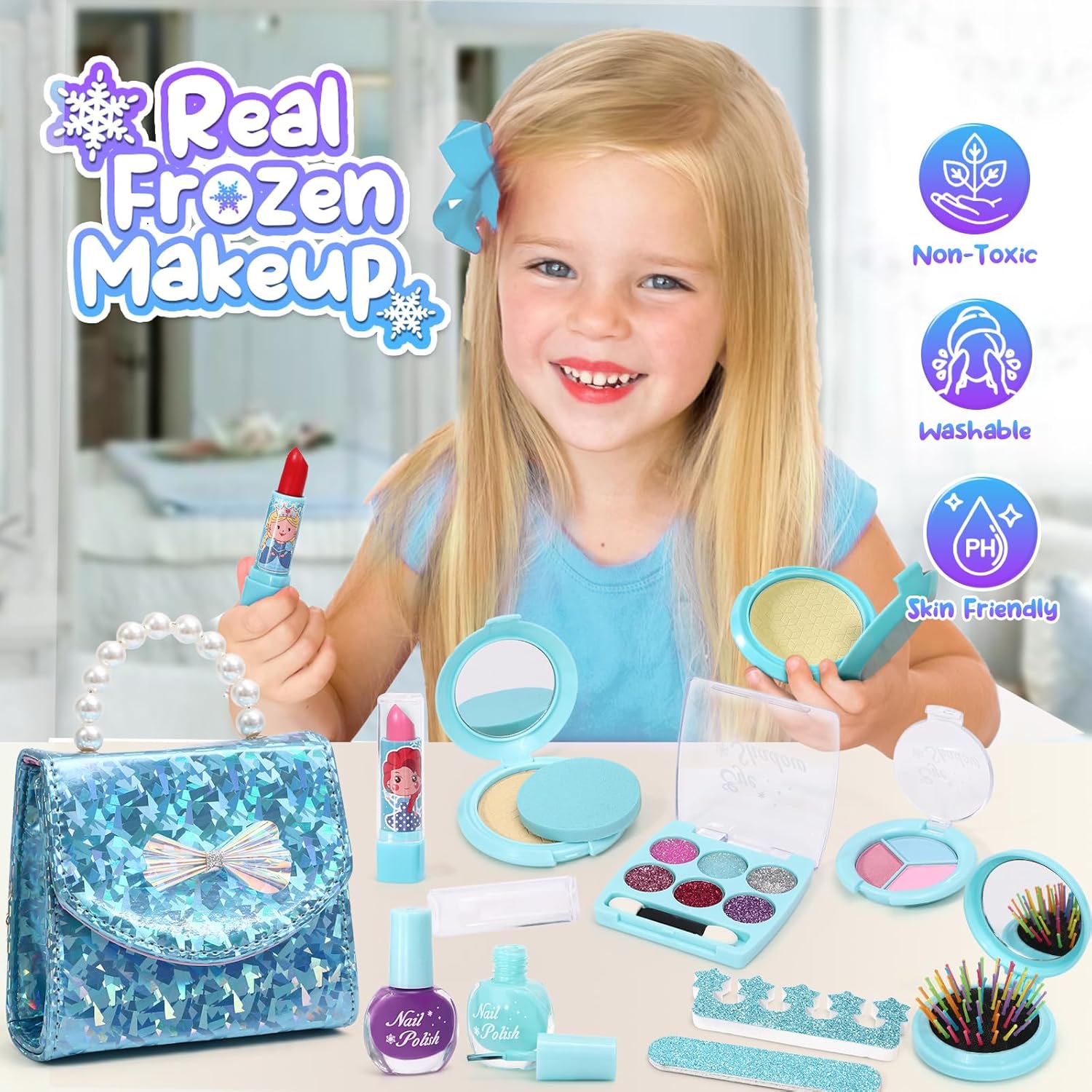 Makeup Set and Princess Elsa Set
