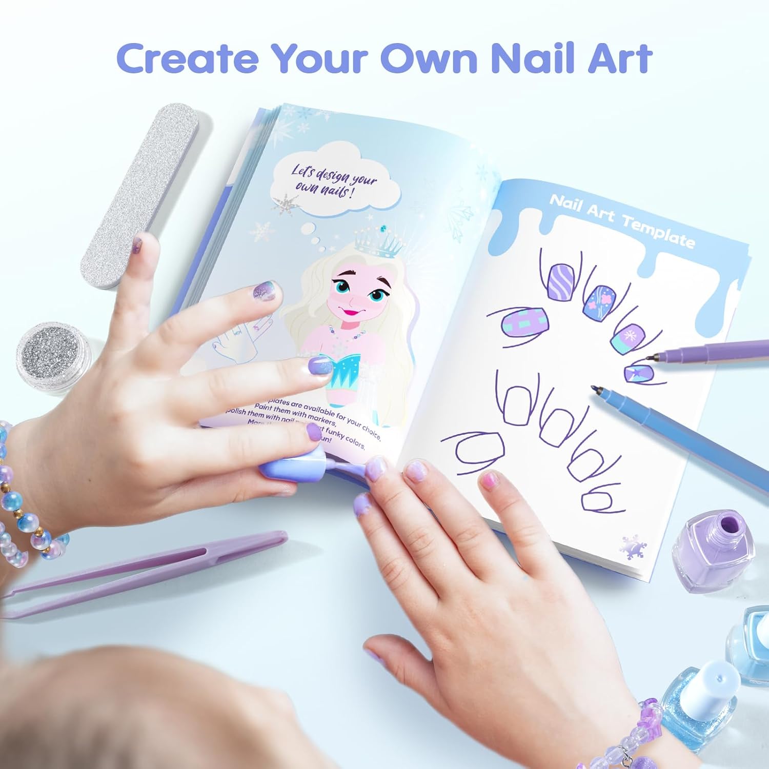 8 Colors Kids Nail Polish Set