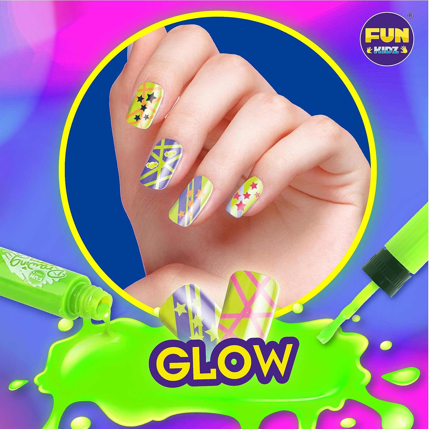 Kids Nail Art Kit, 315 Pens Combo