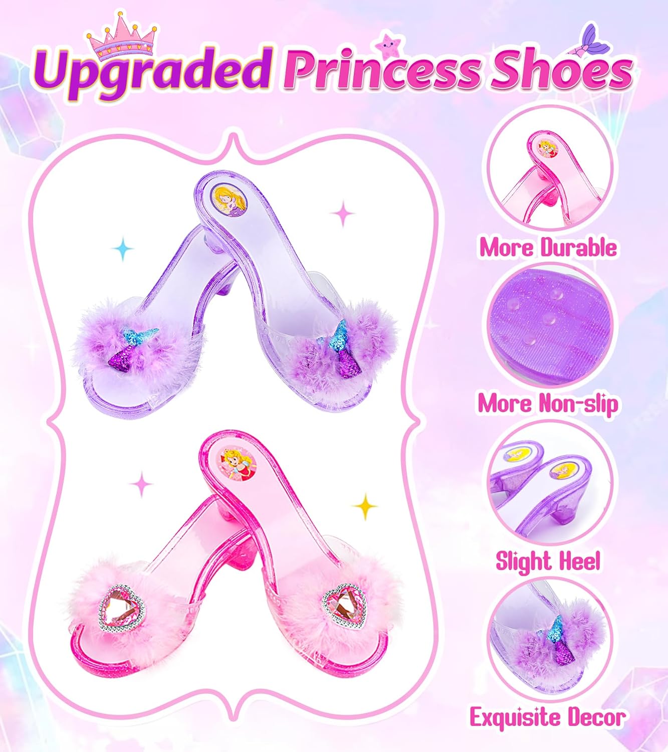 Princess Dress Up Shoes Set