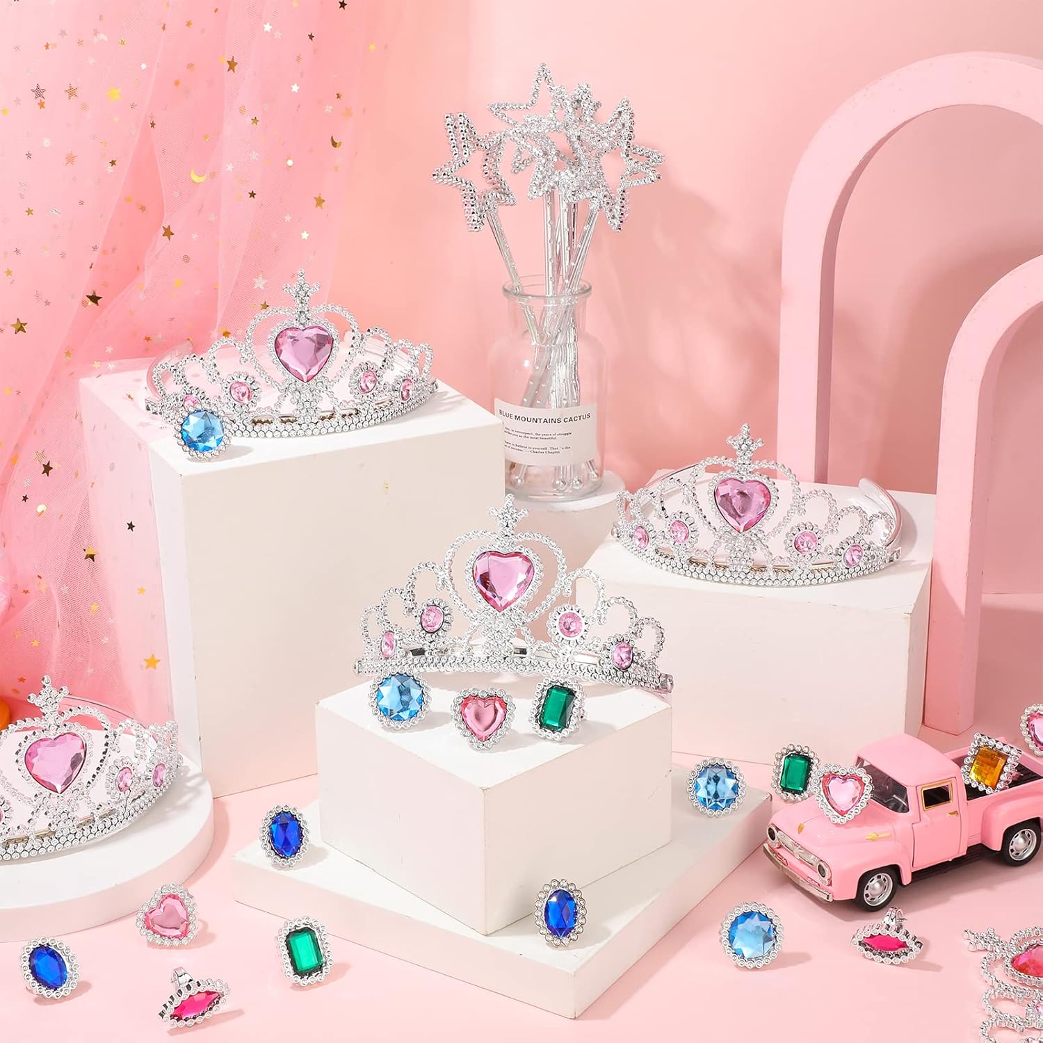 96 Pack Princess Party Costume Set