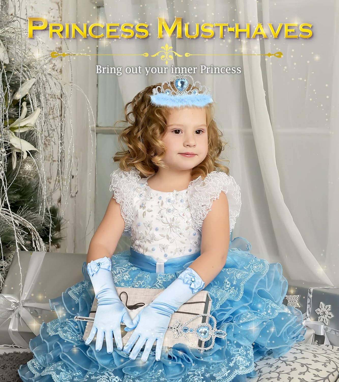 7pcs Princess Dress Up Accessories