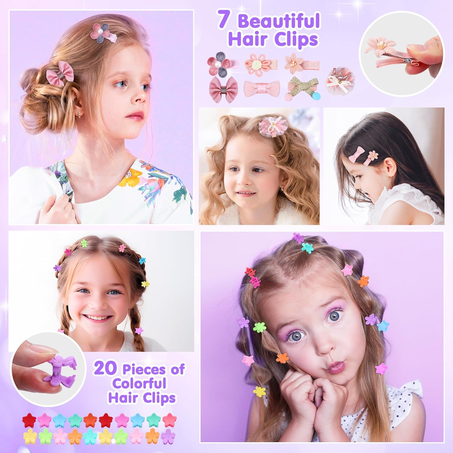 Girls Jewelry Toys, 172 Pieces Gemstone Set