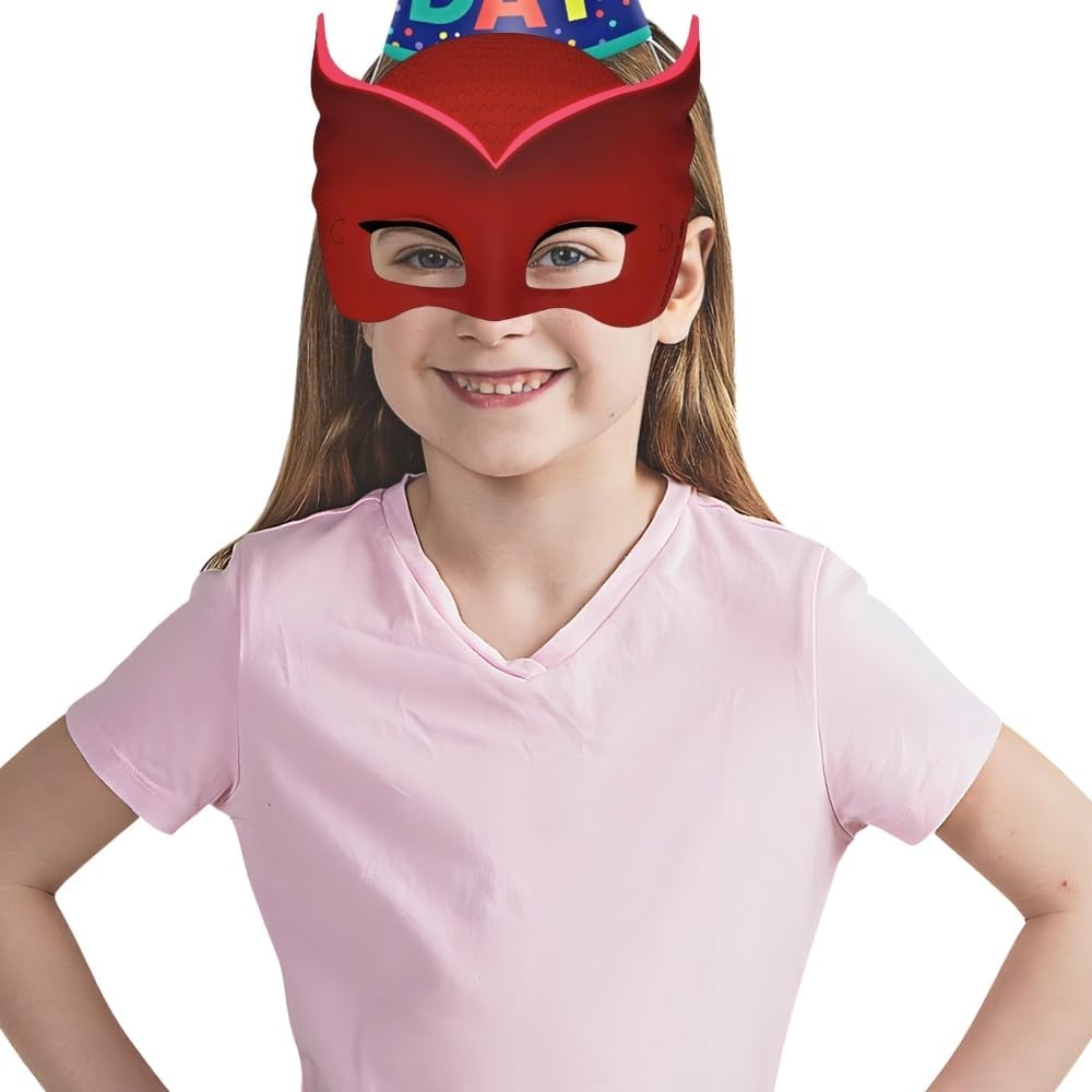 8 Pack Mixed Color Party Masks