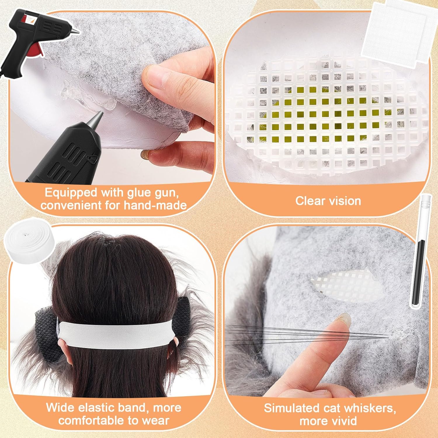 33 Pieces DIY Mask Set