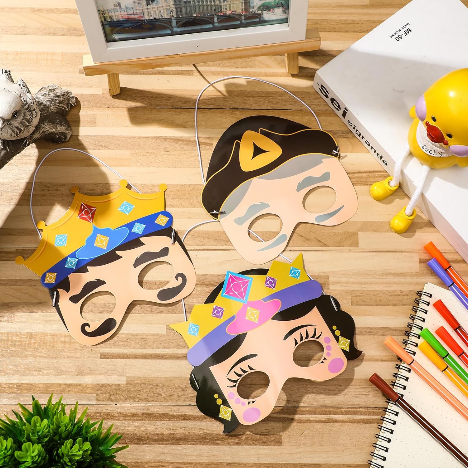 24 Pack Kids Purim Masks