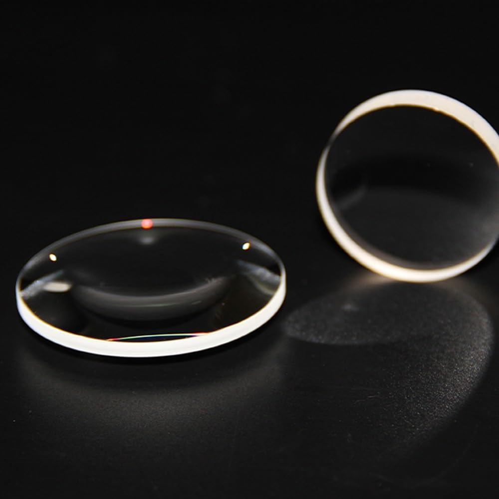 10pcs Focusing Convex Lens, 45mm Focal Length, 25mm Dia
