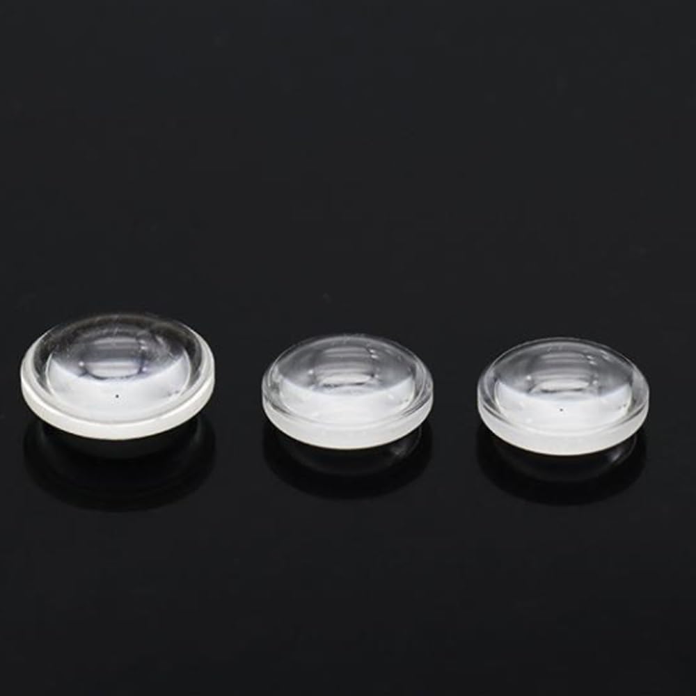 10pcs Focusing Convex Lens, 45mm Focal Length, 25mm Dia