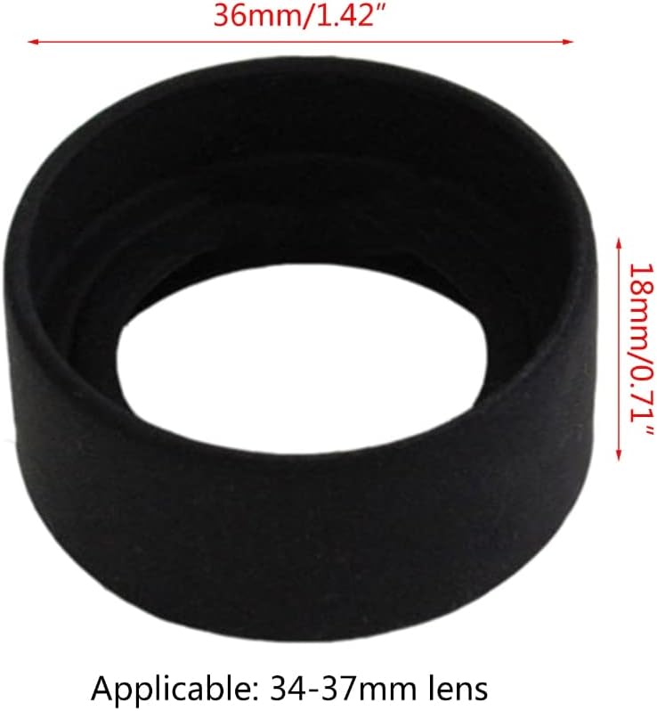 Small Pair of Rubber Eyecups for Microscopes