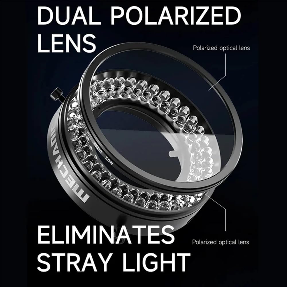 72 LED, Anti-Glare Microscope Ring Light